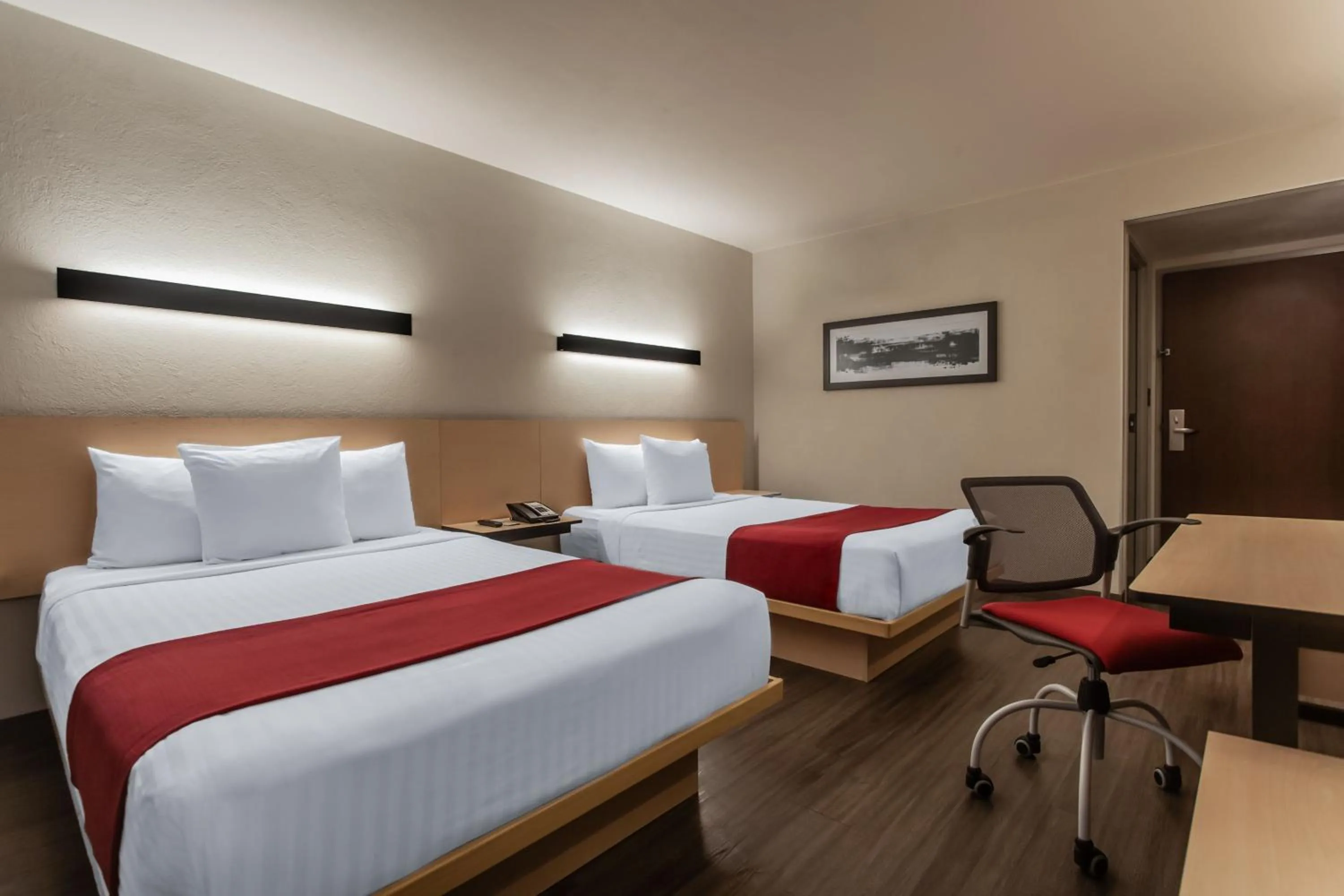 Bedroom, Bed in City Express by Marriott Celaya Galerias