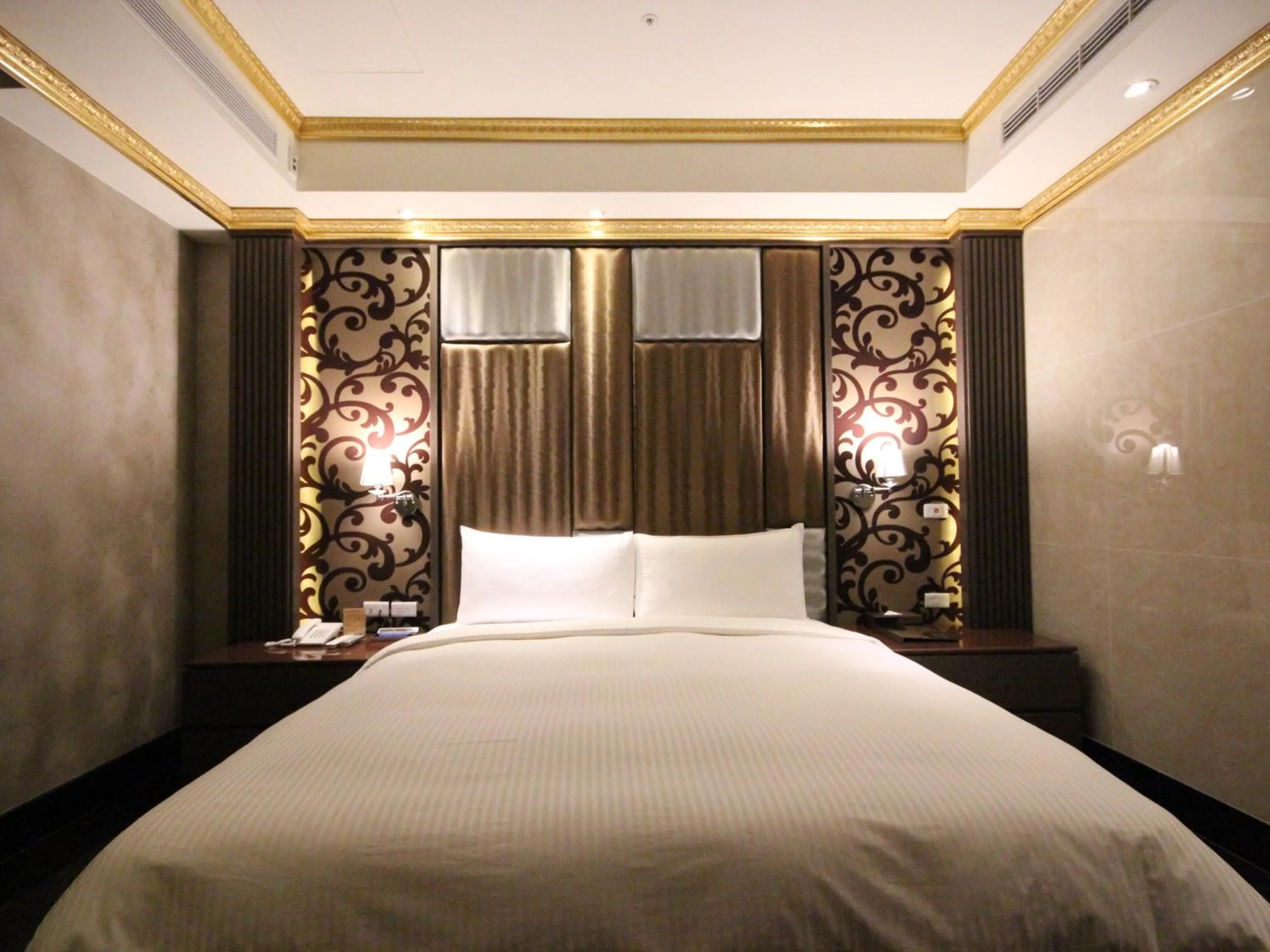 Bed in Gold Sand Hotel