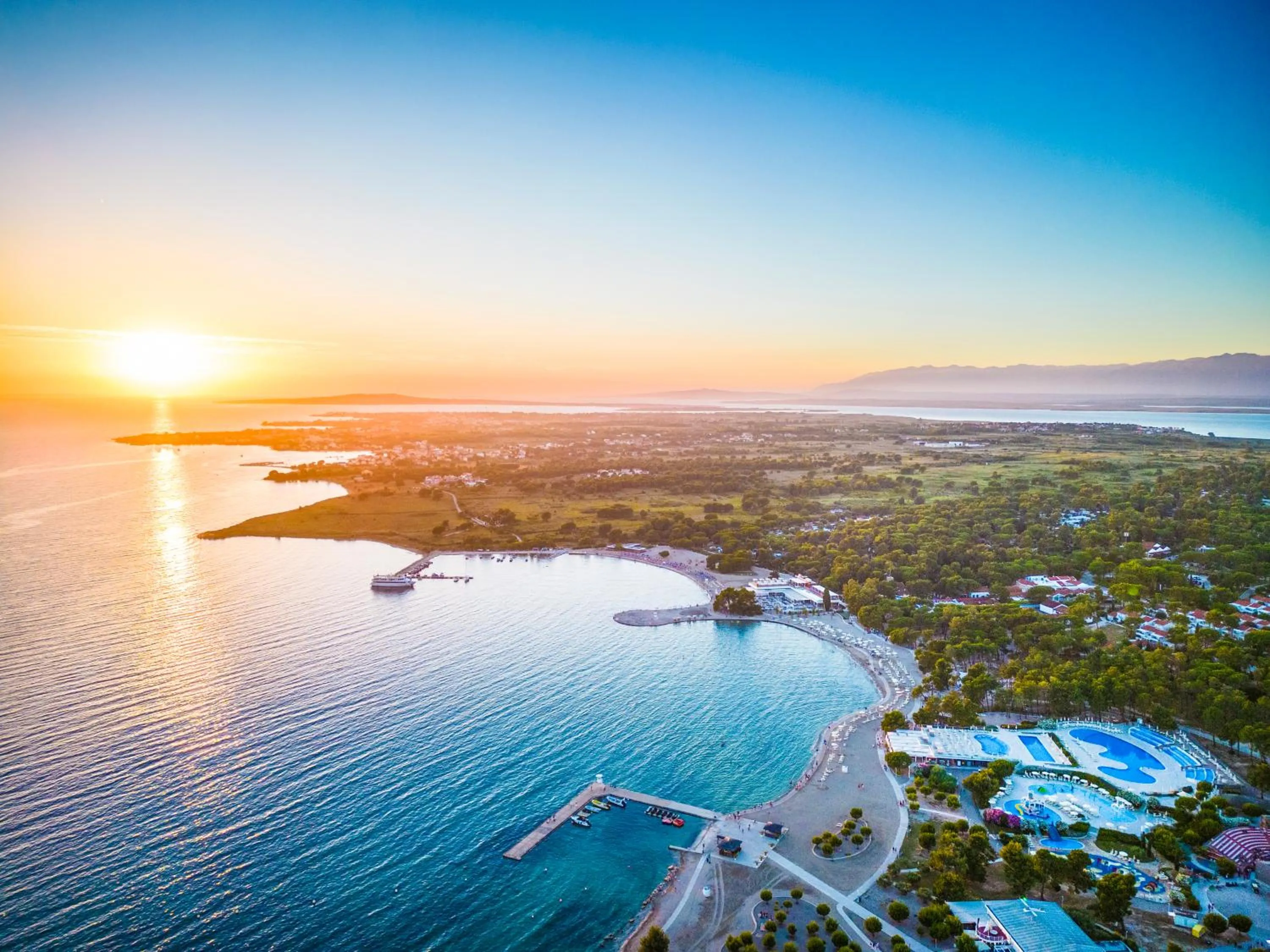 Bird's eye view in Zaton Holiday Resort