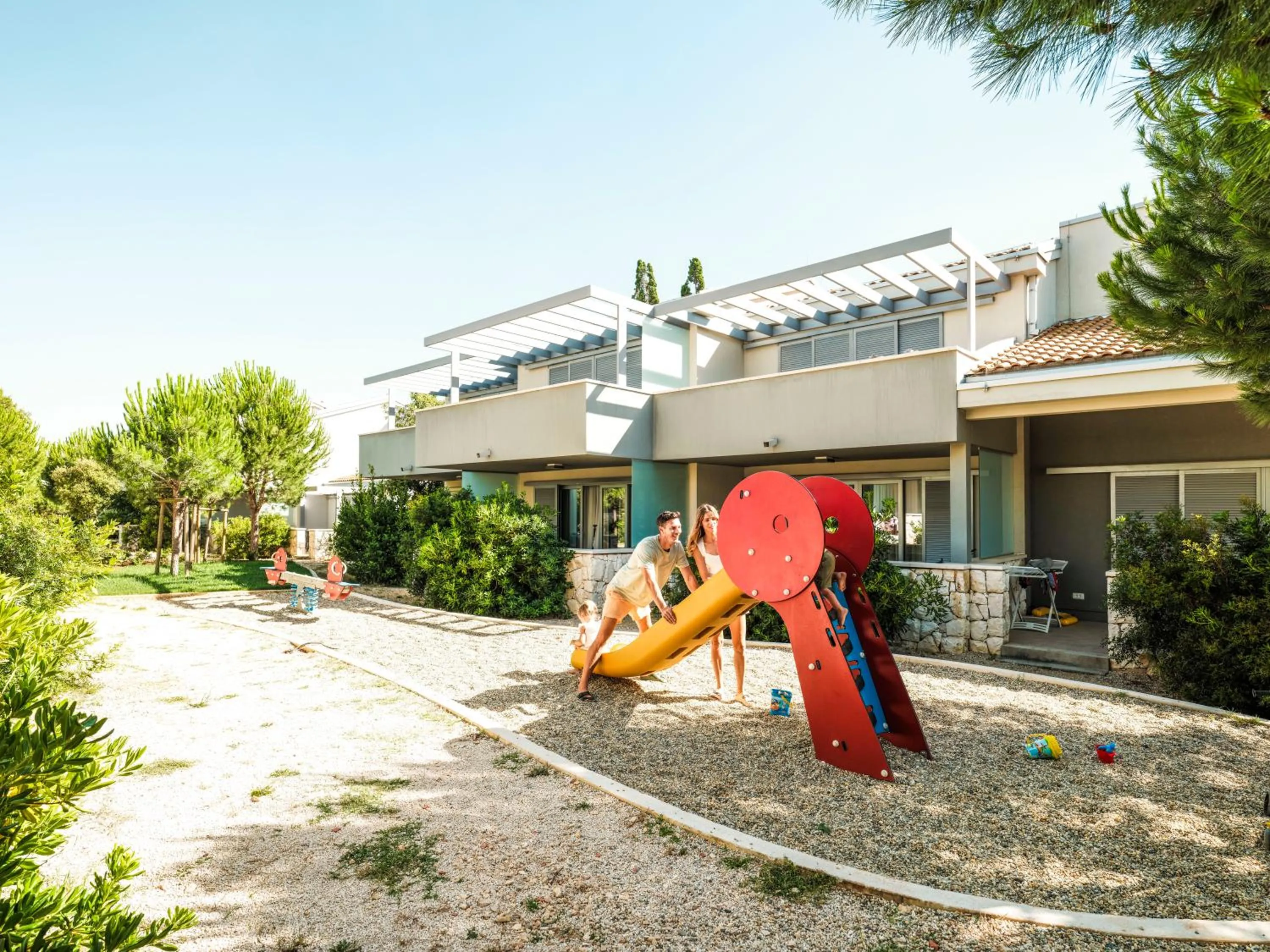 Children play ground in Zaton Holiday Resort