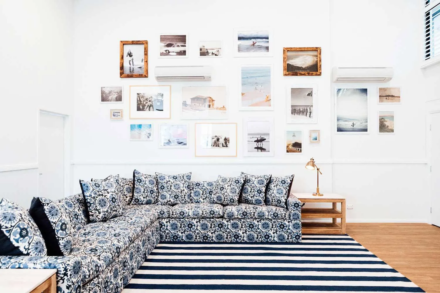 Seating area in The Surf House