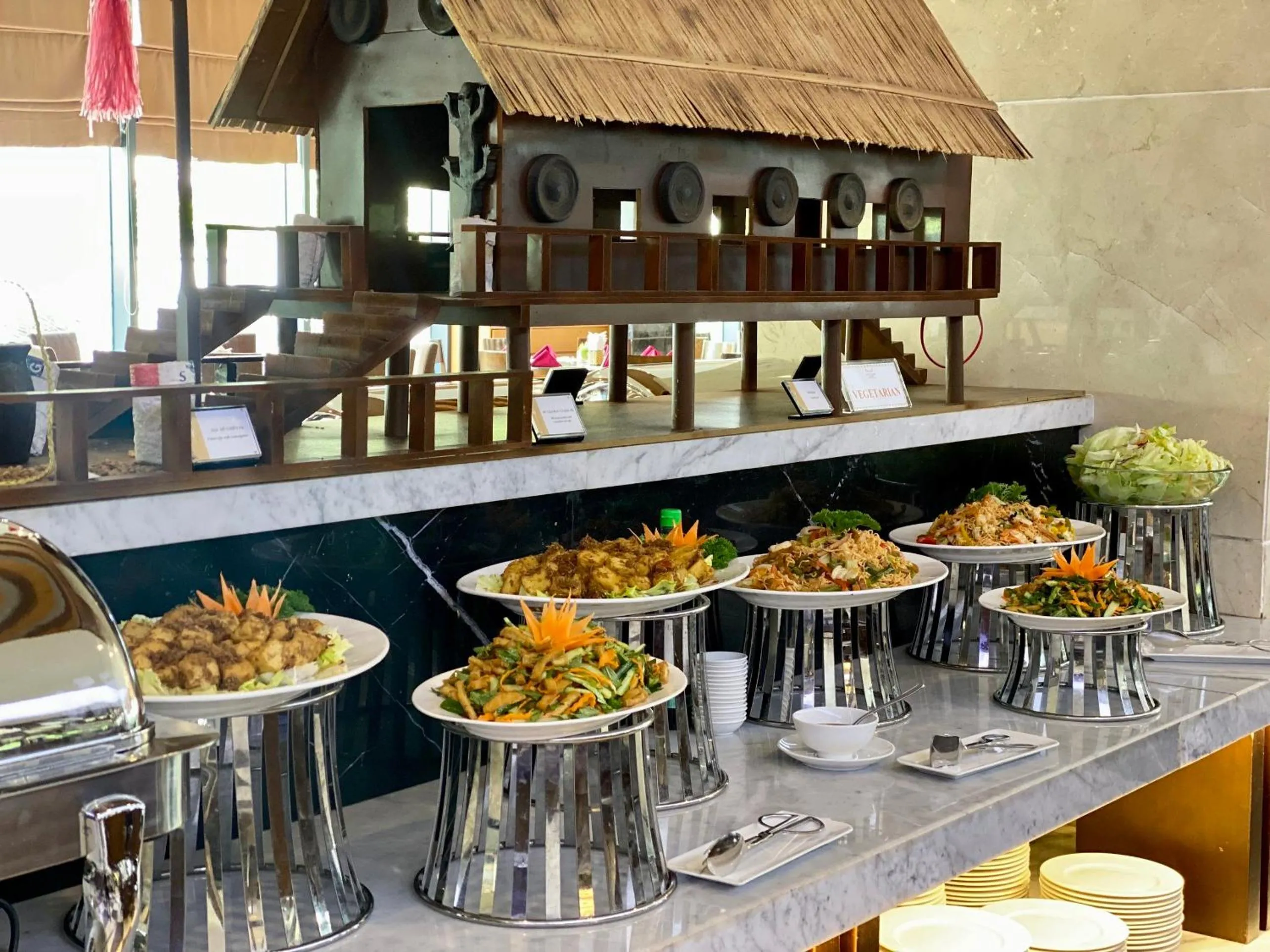 Breakfast in Muong Thanh Luxury Buon Ma Thuot Hotel