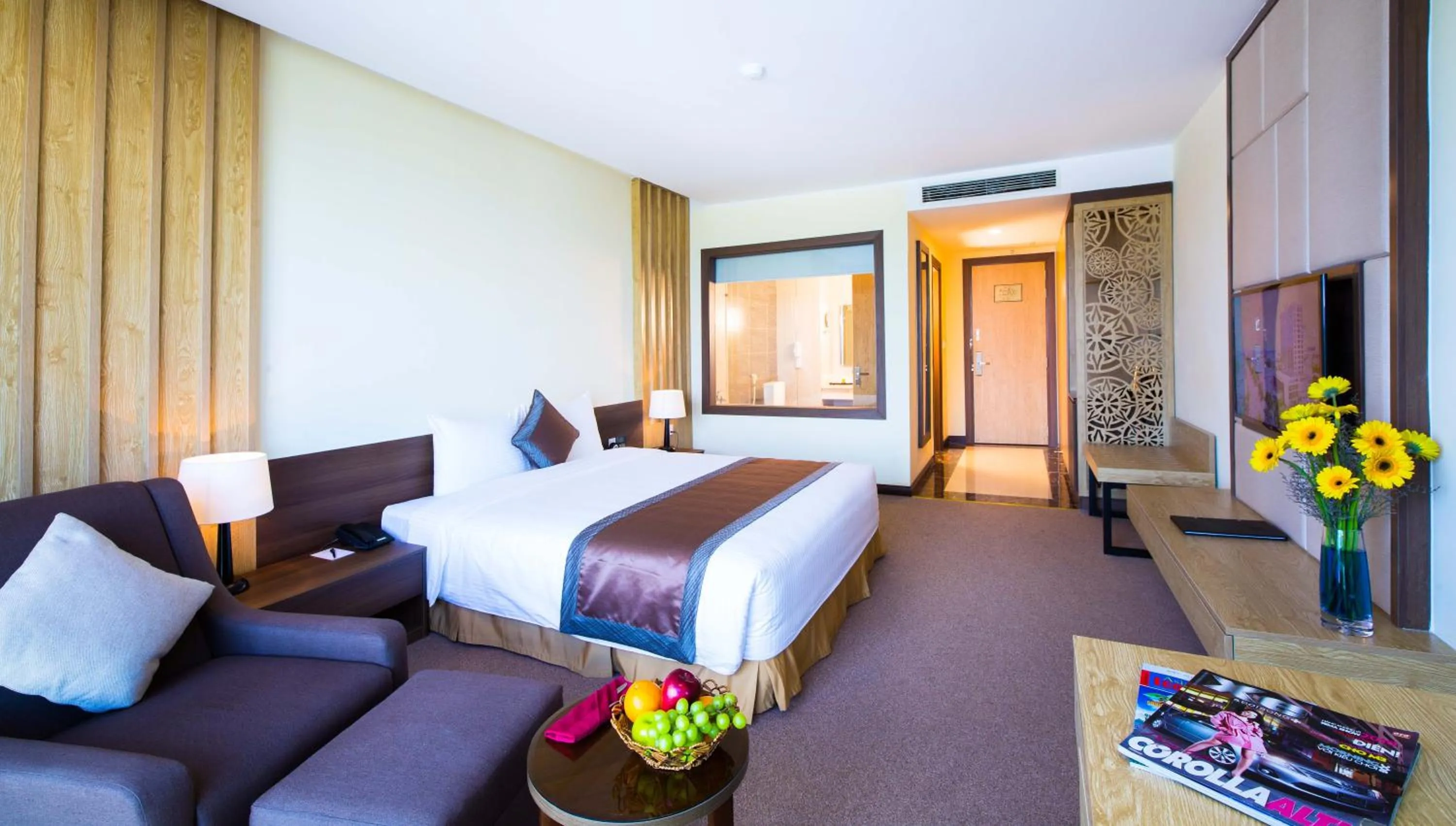 Photo of the whole room, Bed in Muong Thanh Luxury Buon Ma Thuot Hotel