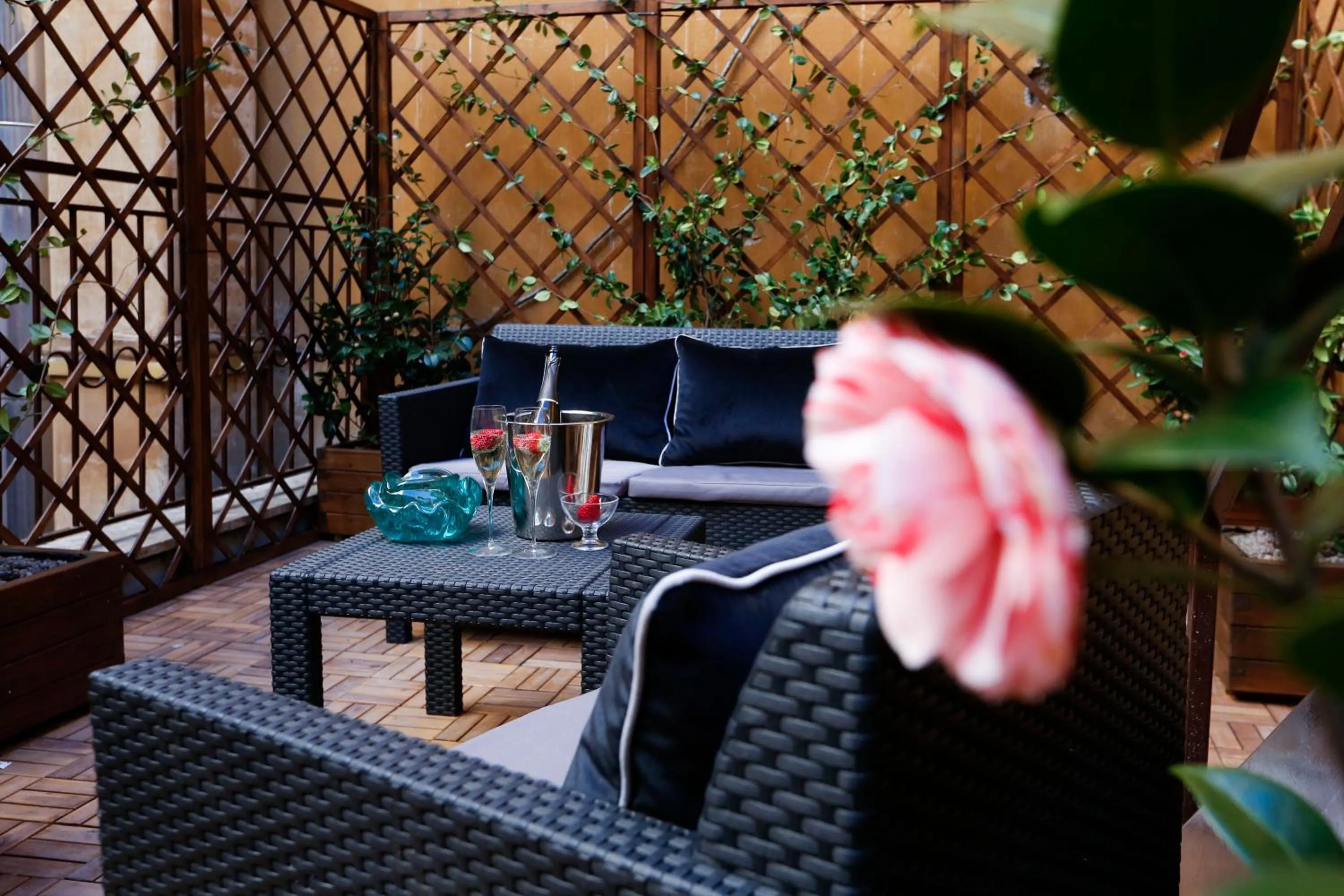 Balcony/Terrace in Saint B Boutique Hotel STB