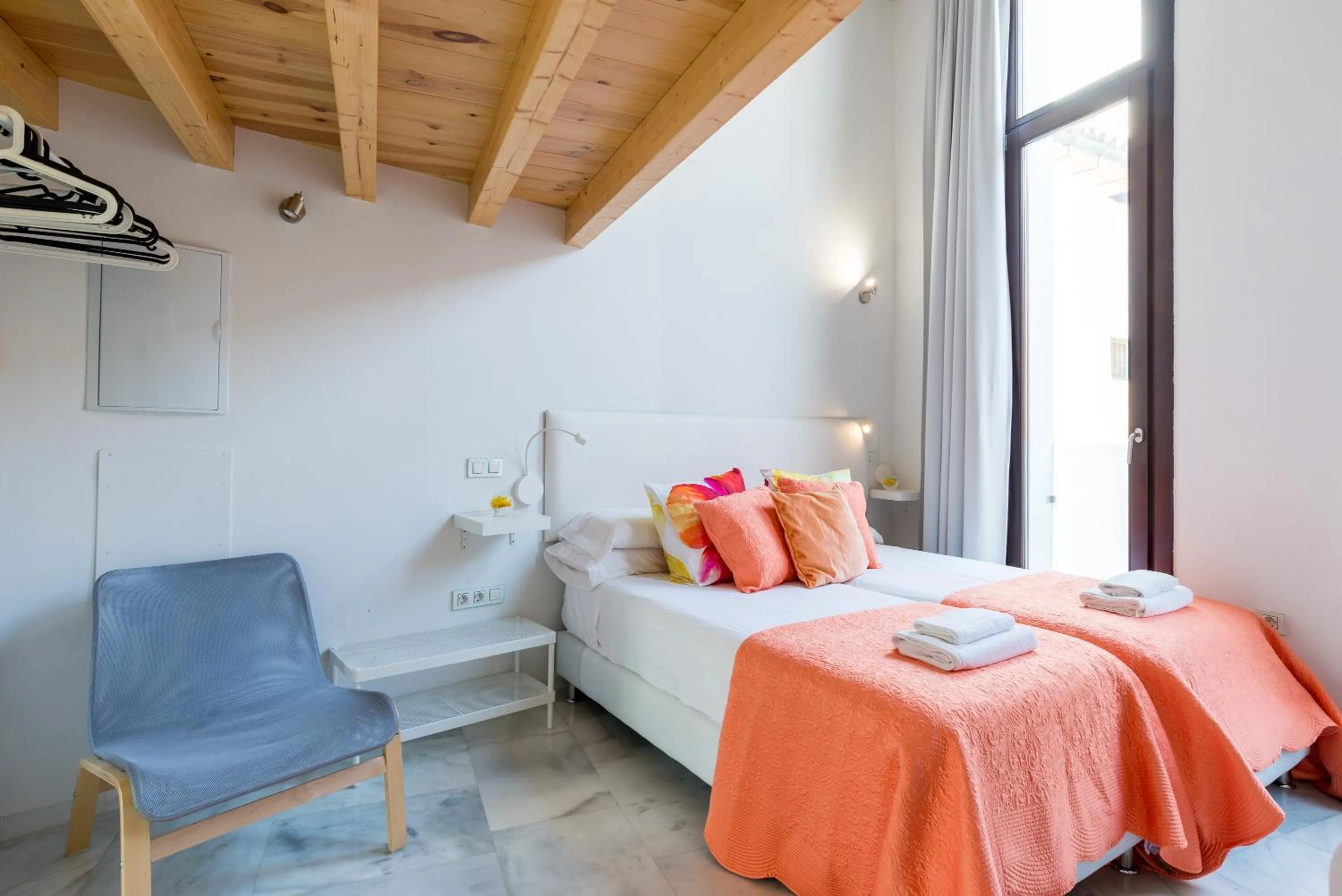 Bedroom, Bed in Malaga City Breaks