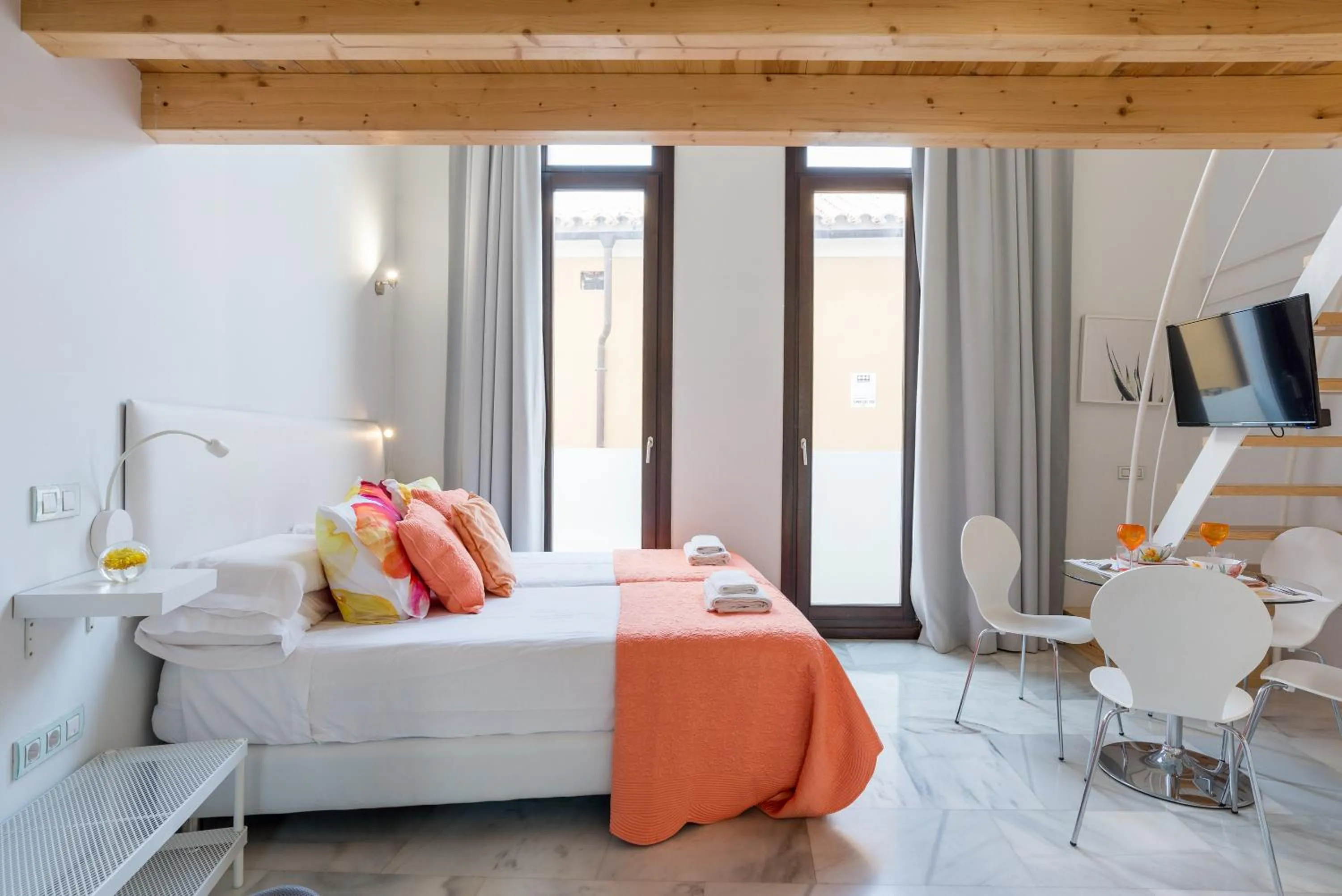 Bedroom, Bed in Malaga City Breaks