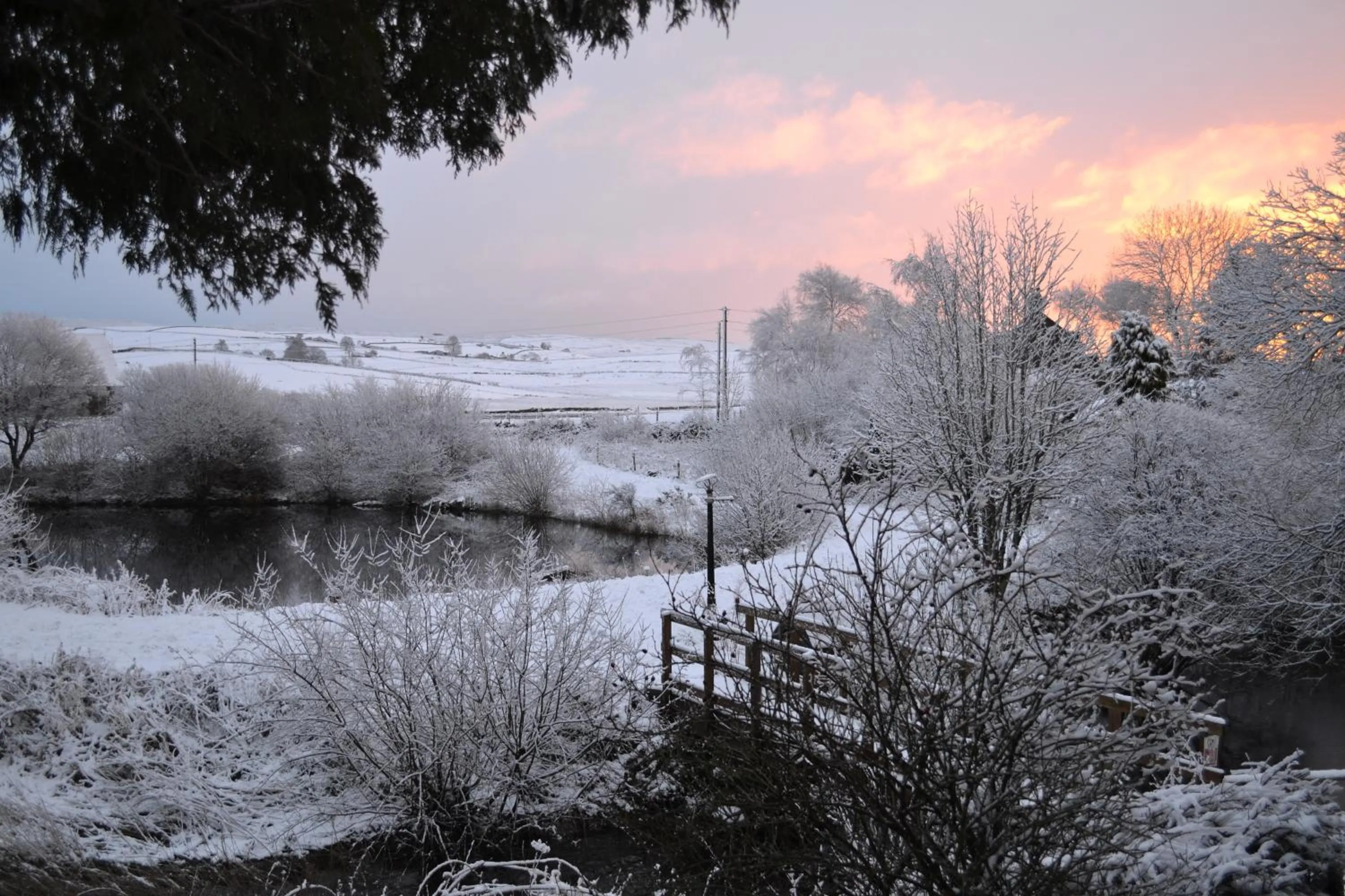 Winter in Y Giler Arms