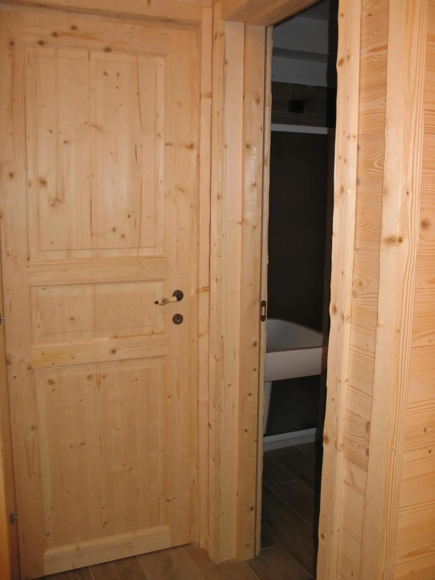 Communal kitchen in B & B Le Riue