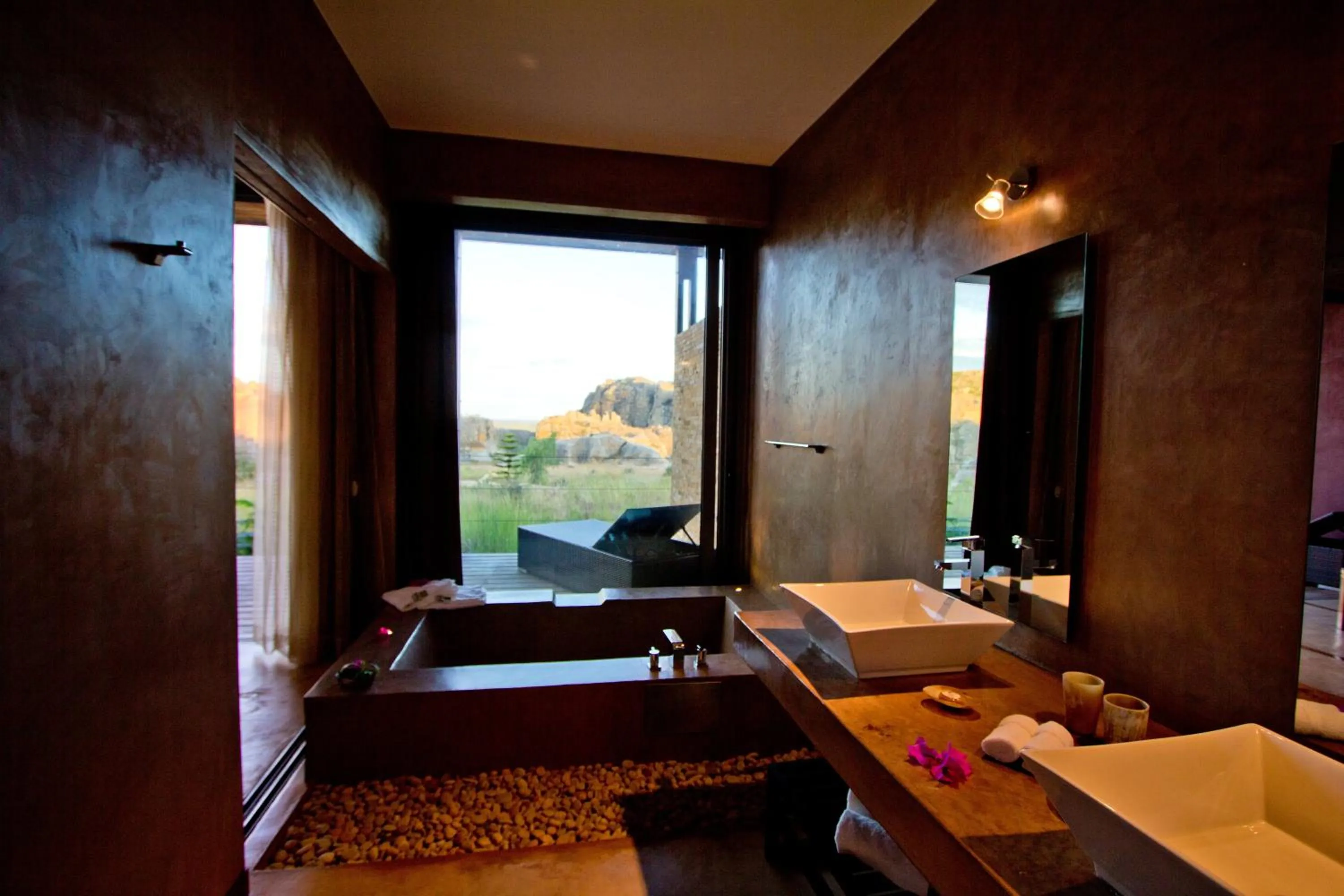 Bathroom in Isalo Rock Lodge