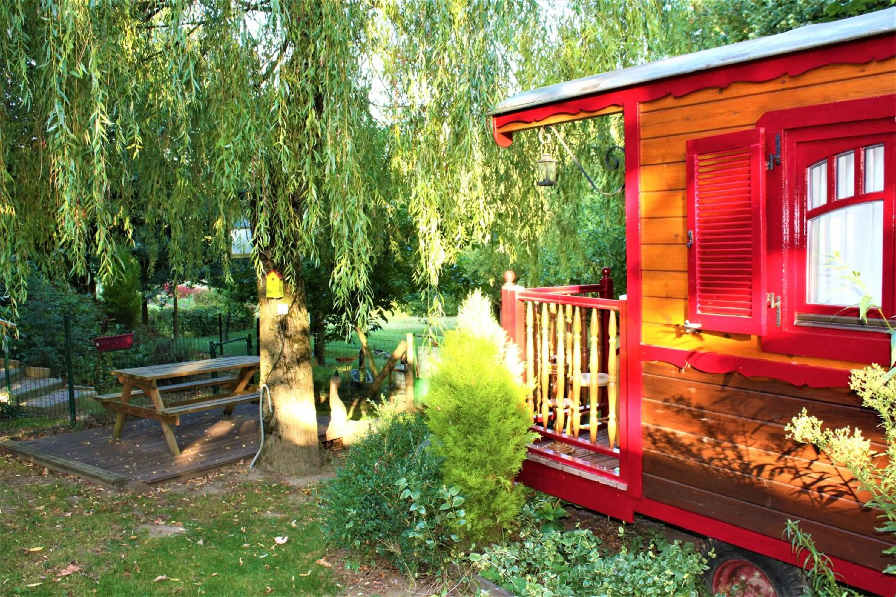 Patio in La Gypsy Caravan