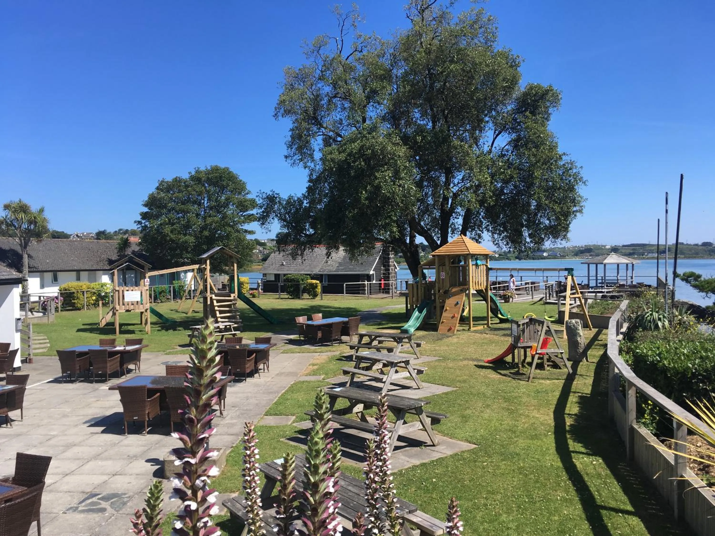 Garden in The Old Quay House