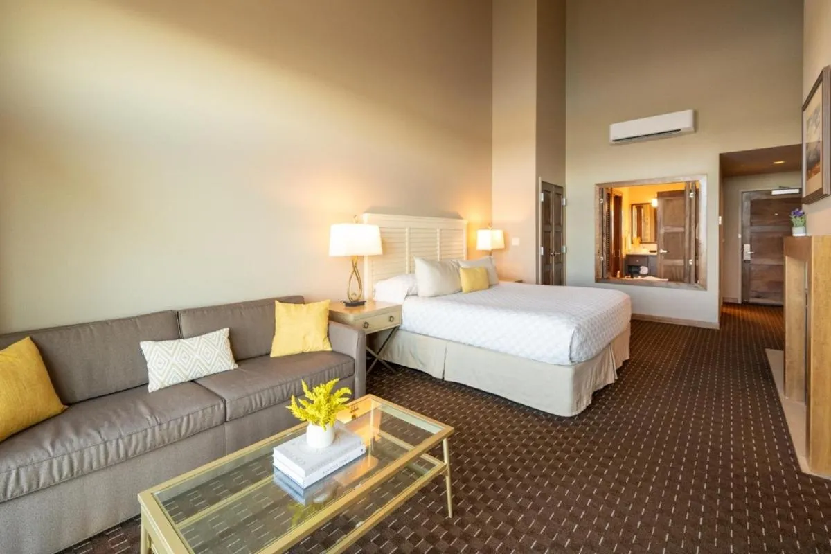 Bed in The Lodge at Columbia Point