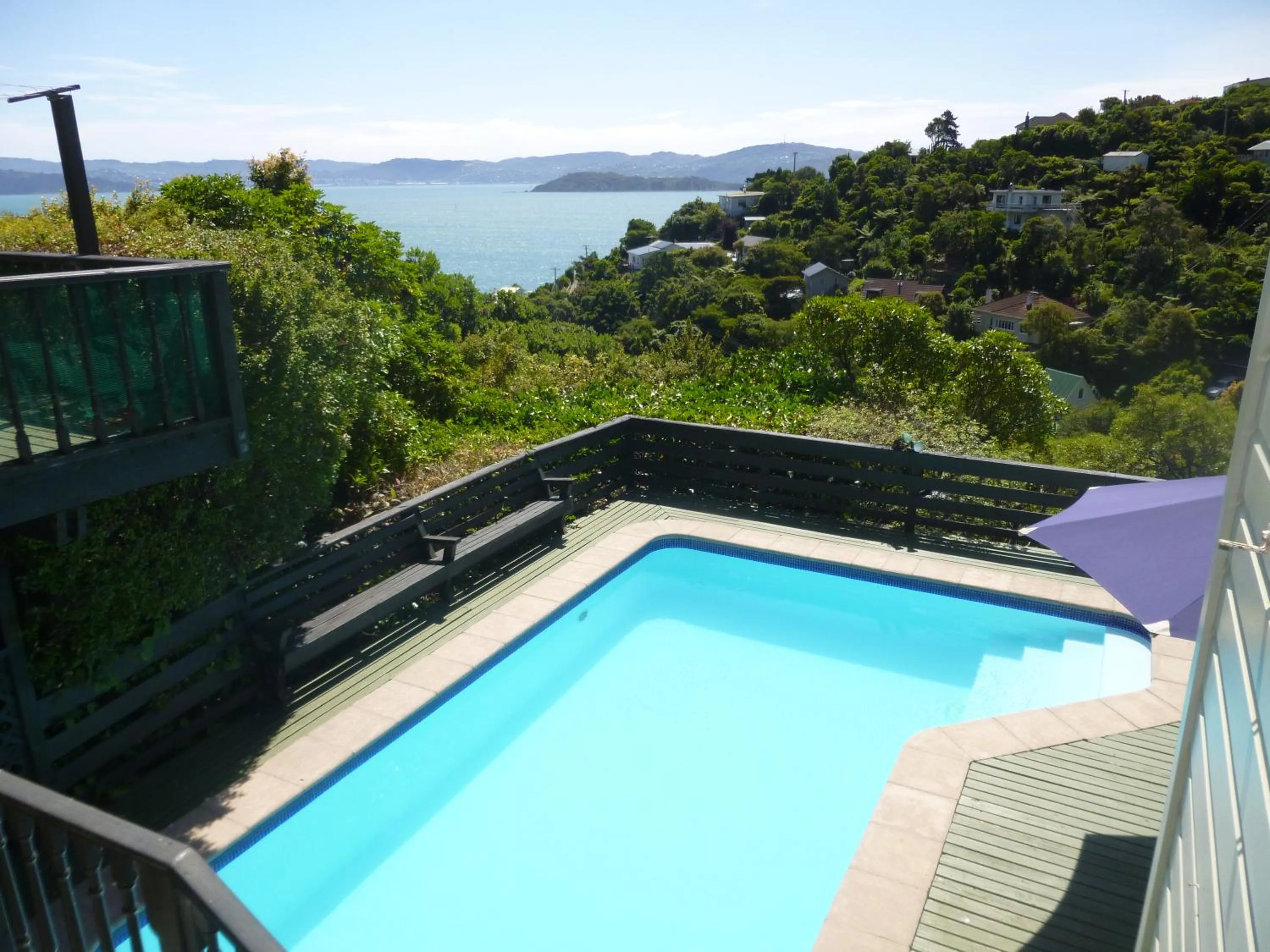 Pool view in Breakaway at York Bay