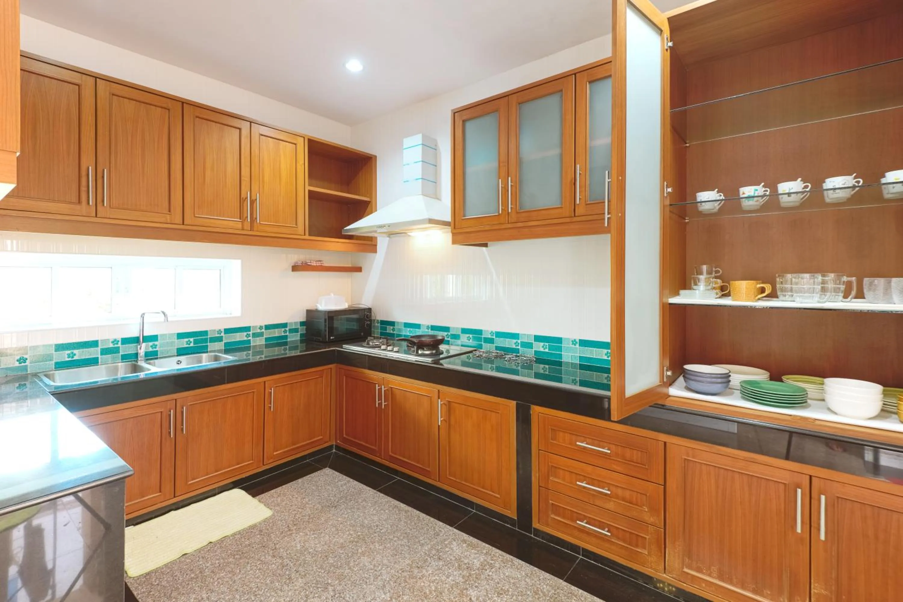 Kitchen or kitchenette in June Pool Villa