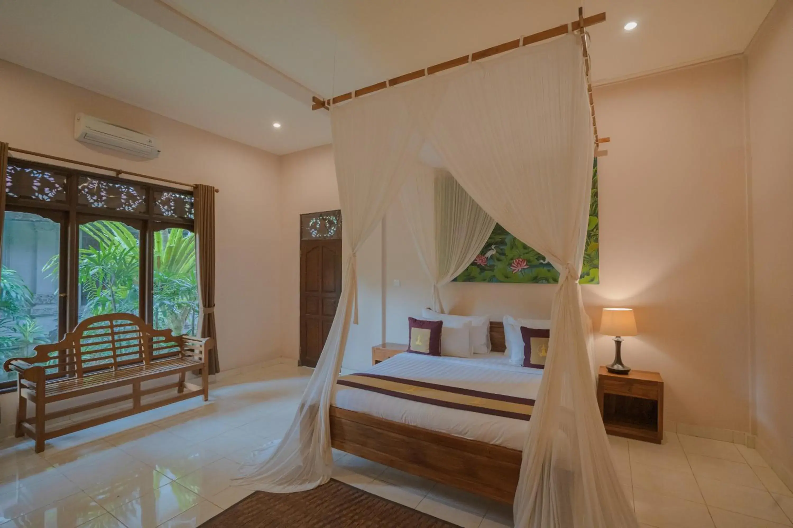 Deluxe Double Room with Shower in Uma Dawa Resort and Spa Deluxe Double Room with Shower in Uma Dawa Resort and Spa