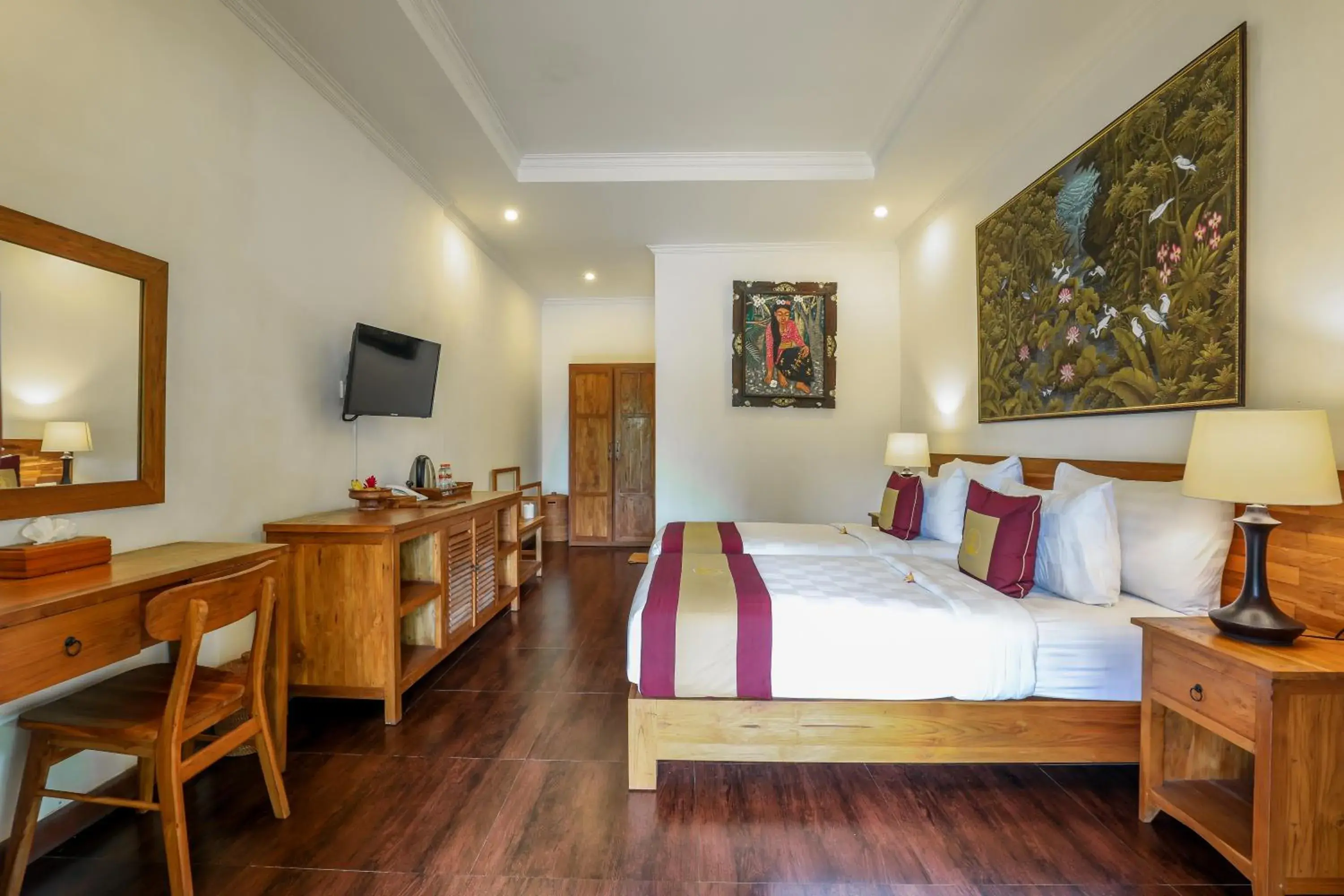 Deluxe Twin Room in Uma Dawa Resort and Spa Deluxe Twin Room in Uma Dawa Resort and Spa