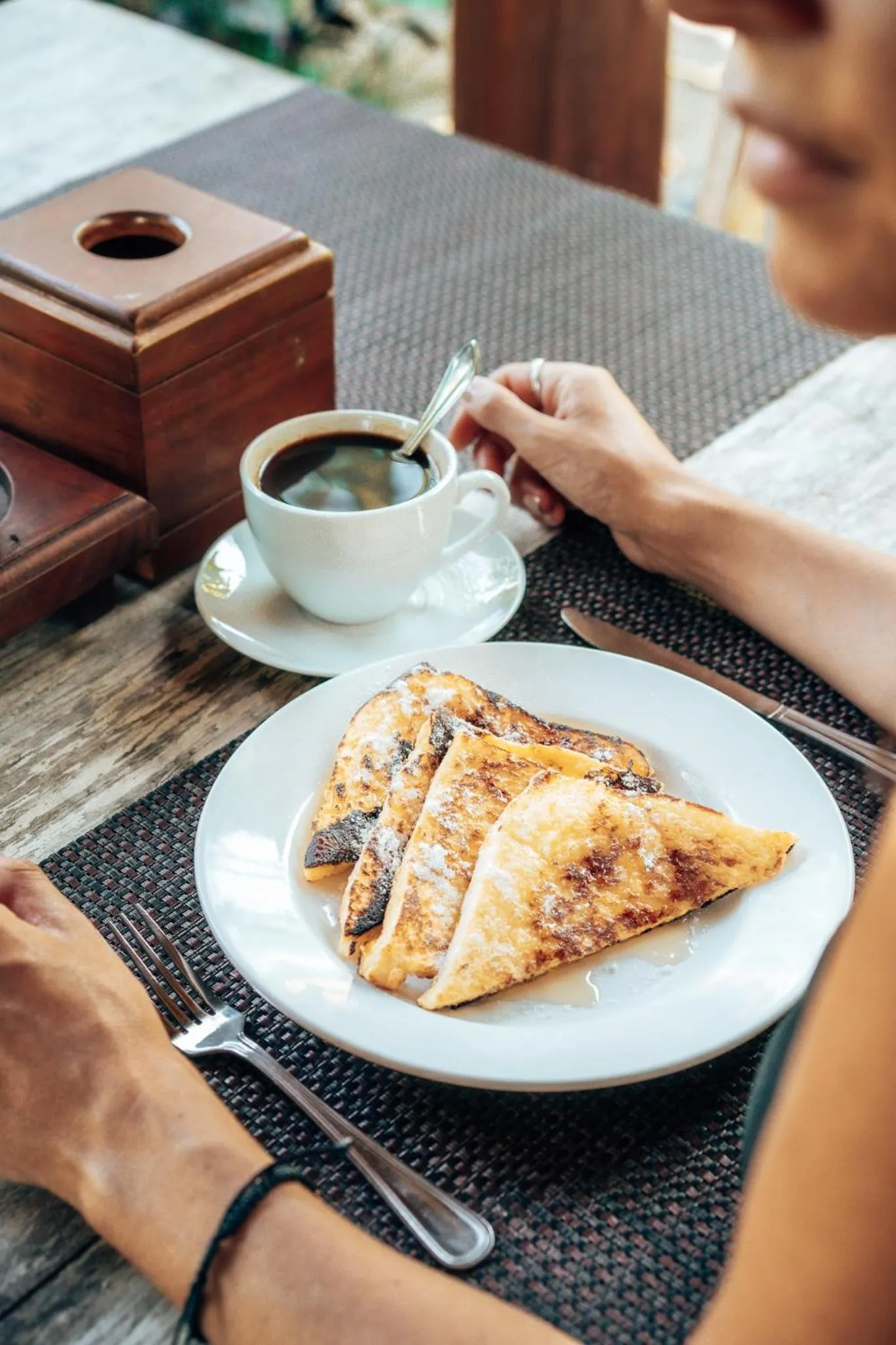 Breakfast in Uma Dawa Resort and Spa