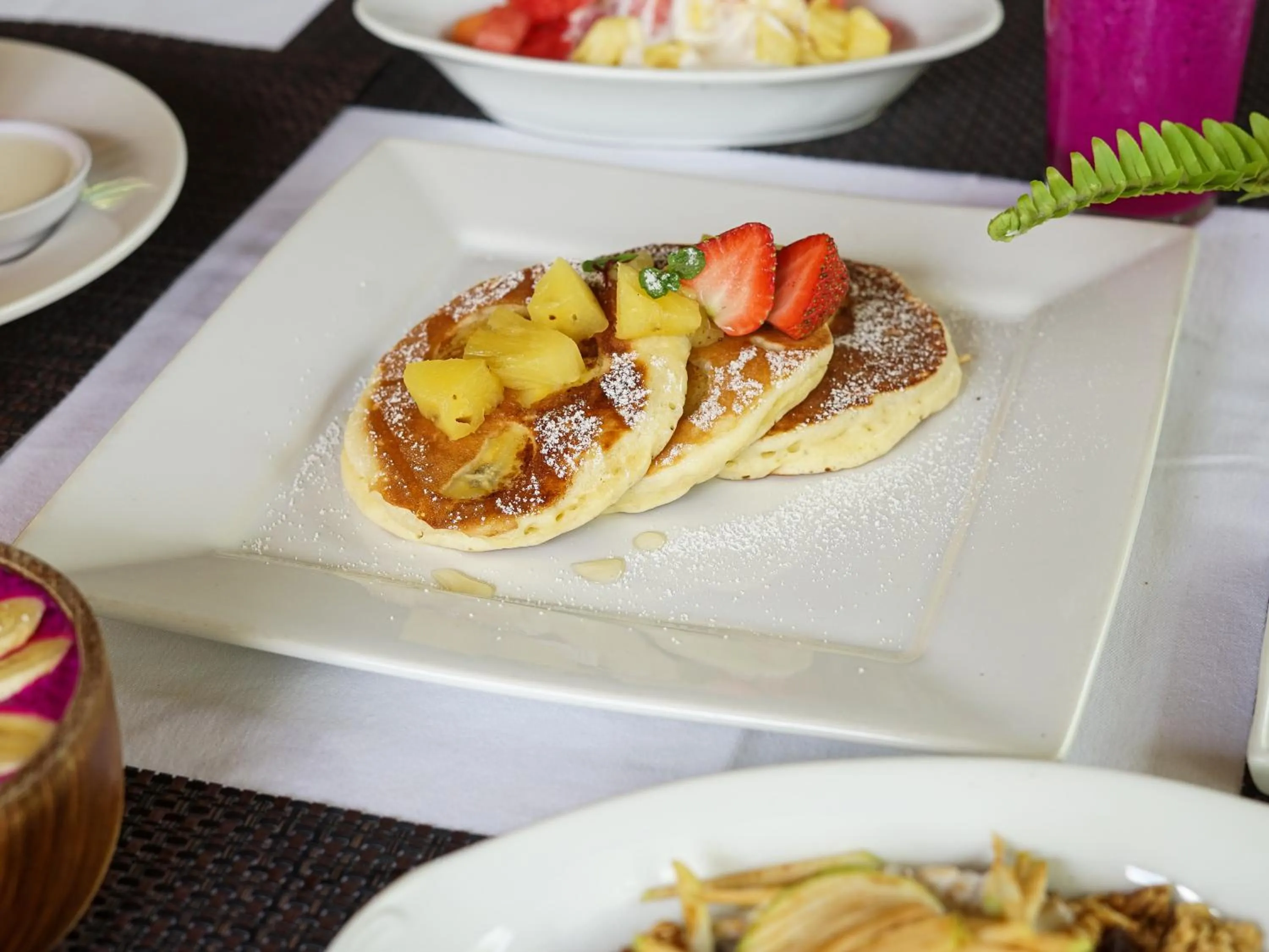 Breakfast in Uma Dawa Resort and Spa