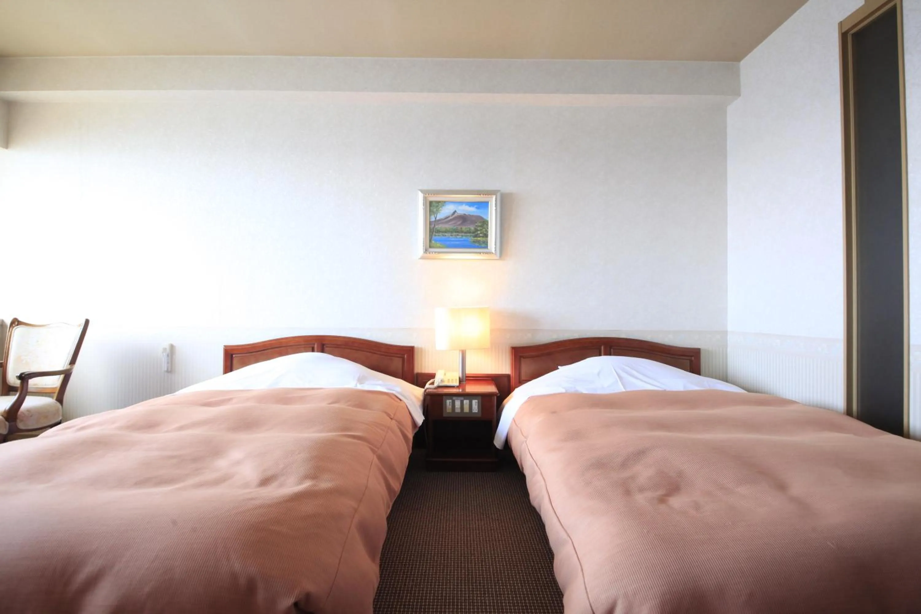 Bed in Heiseikan Shiosaitei