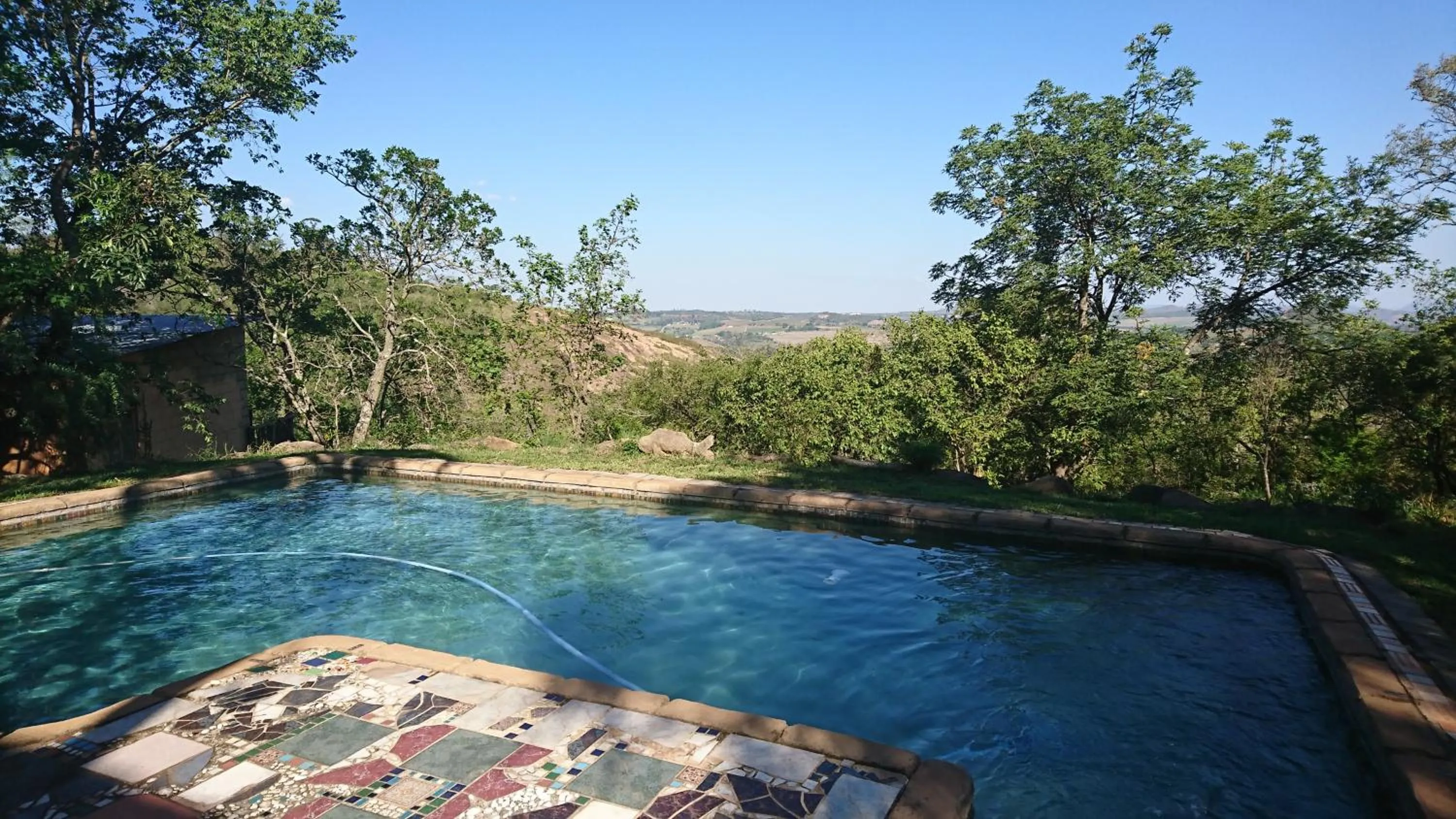 Swimming pool in Eloff Guest House and Gallery