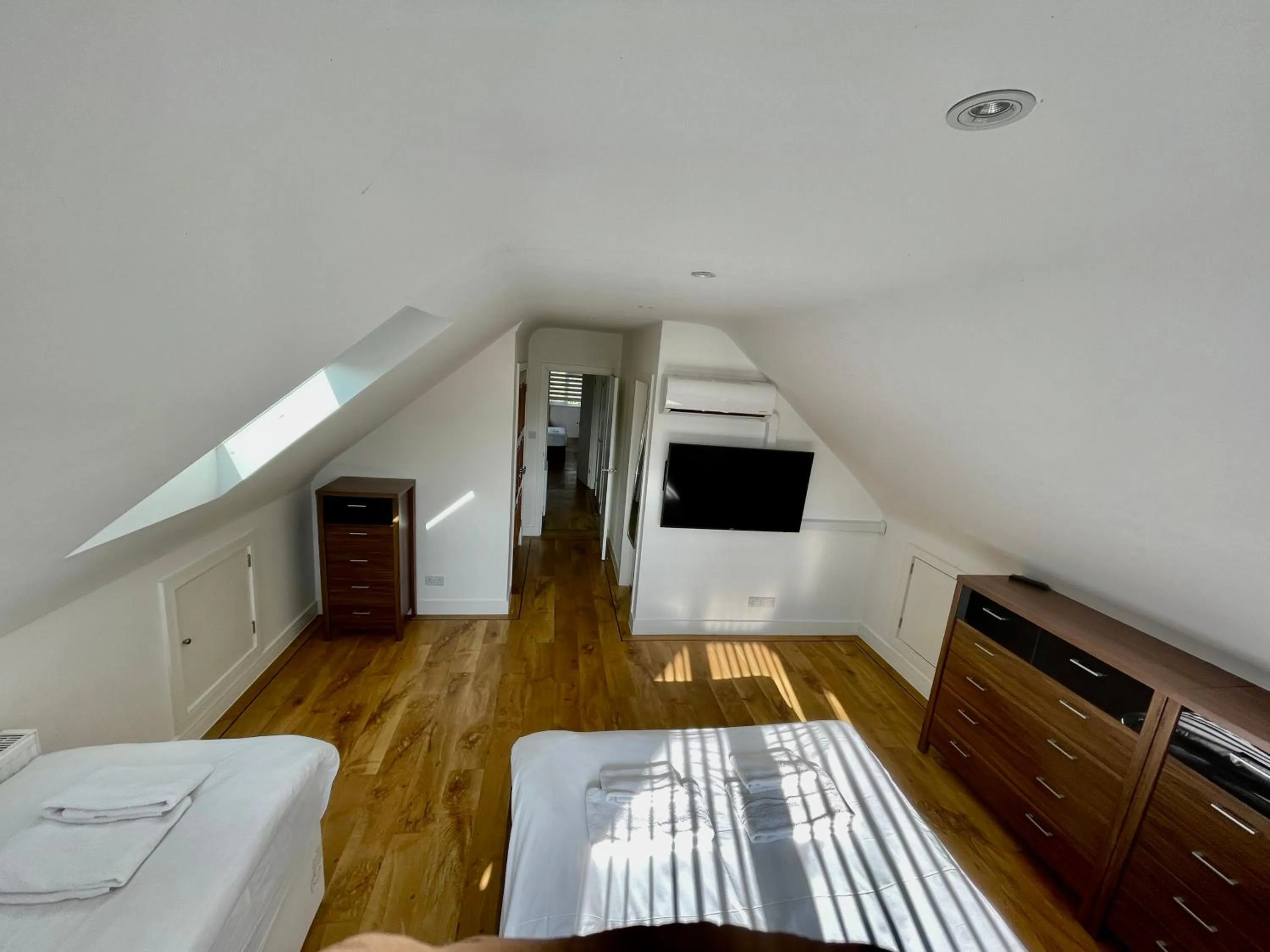 Bedroom, Bed in Four Corners Holiday Home Hot Tub & Sauna