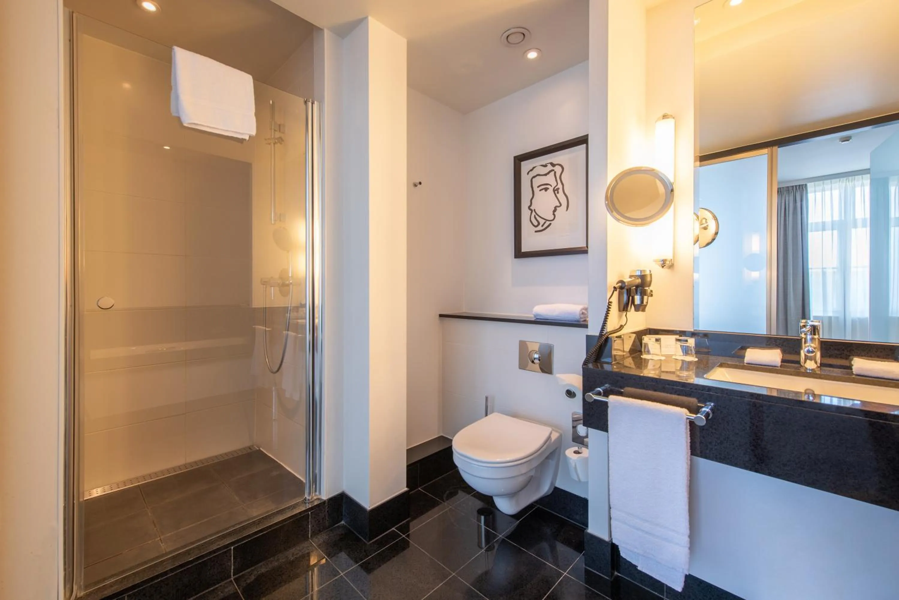 Bathroom in Dukes' Palace Brugge - by Dukes' Hotel Collection