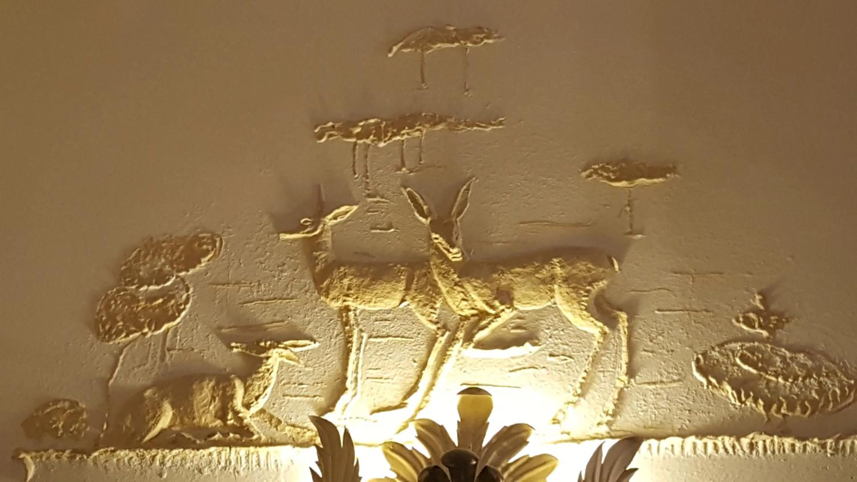 Decorative detail in Royal Suite