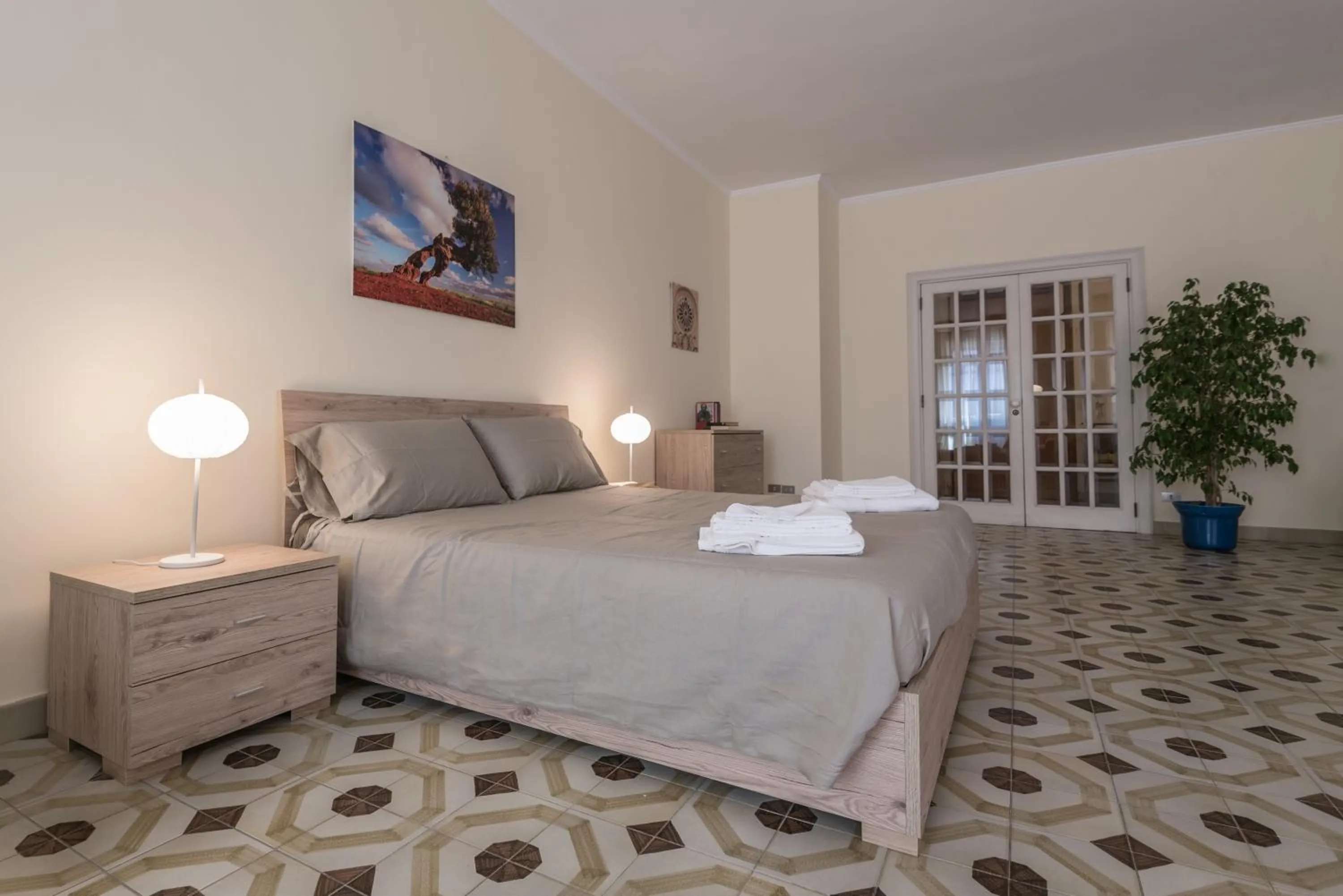 Bed in Suite della villa