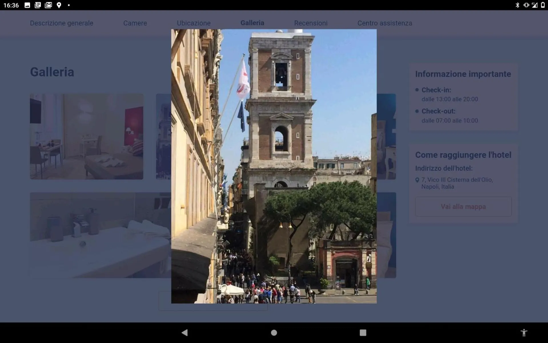 Balcony/Terrace in B&B Il Balconcino a Santa Chiara