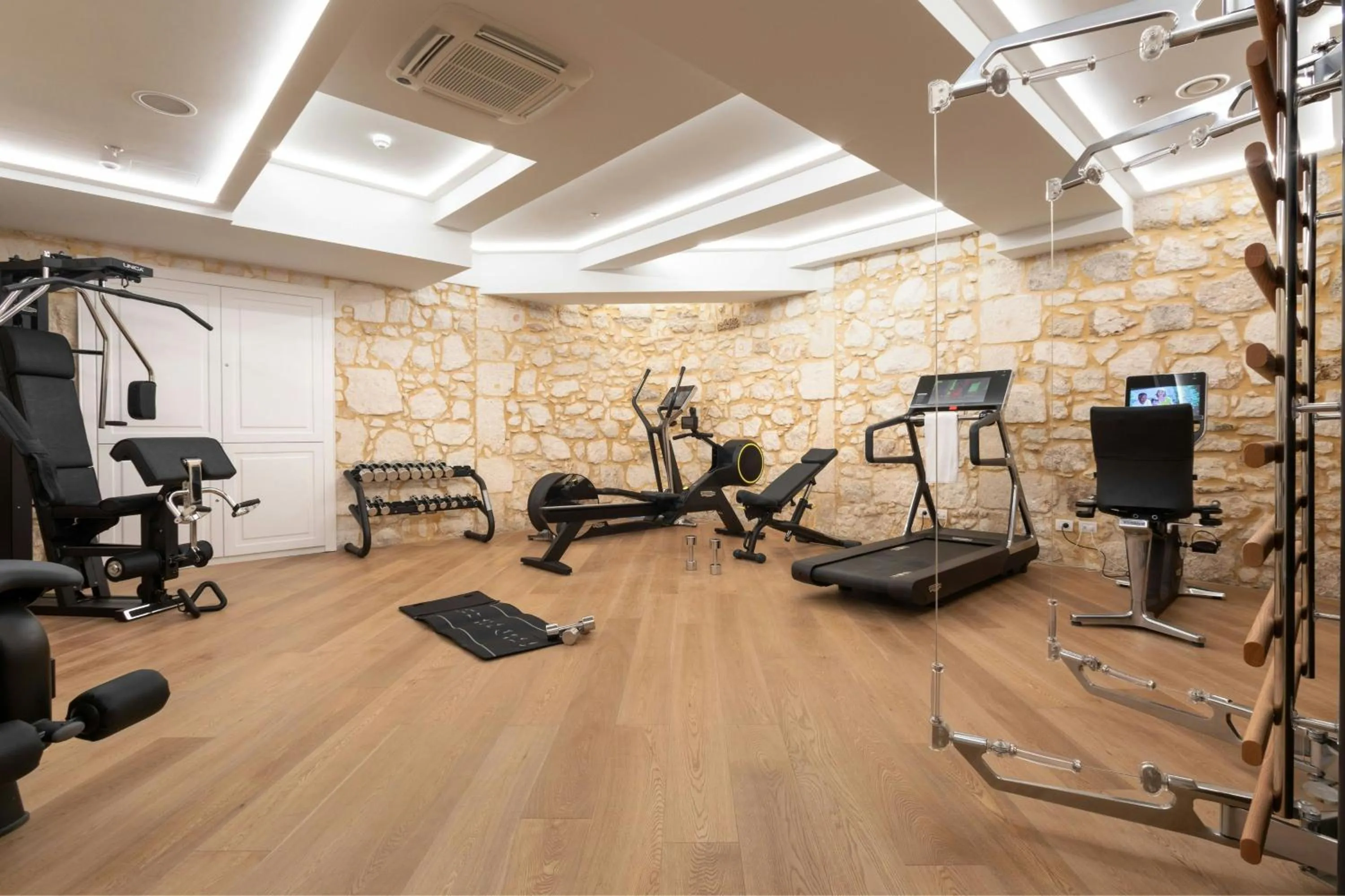 Fitness centre/facilities in Ortea Palace Hotel, Sicily, Autograph Collection