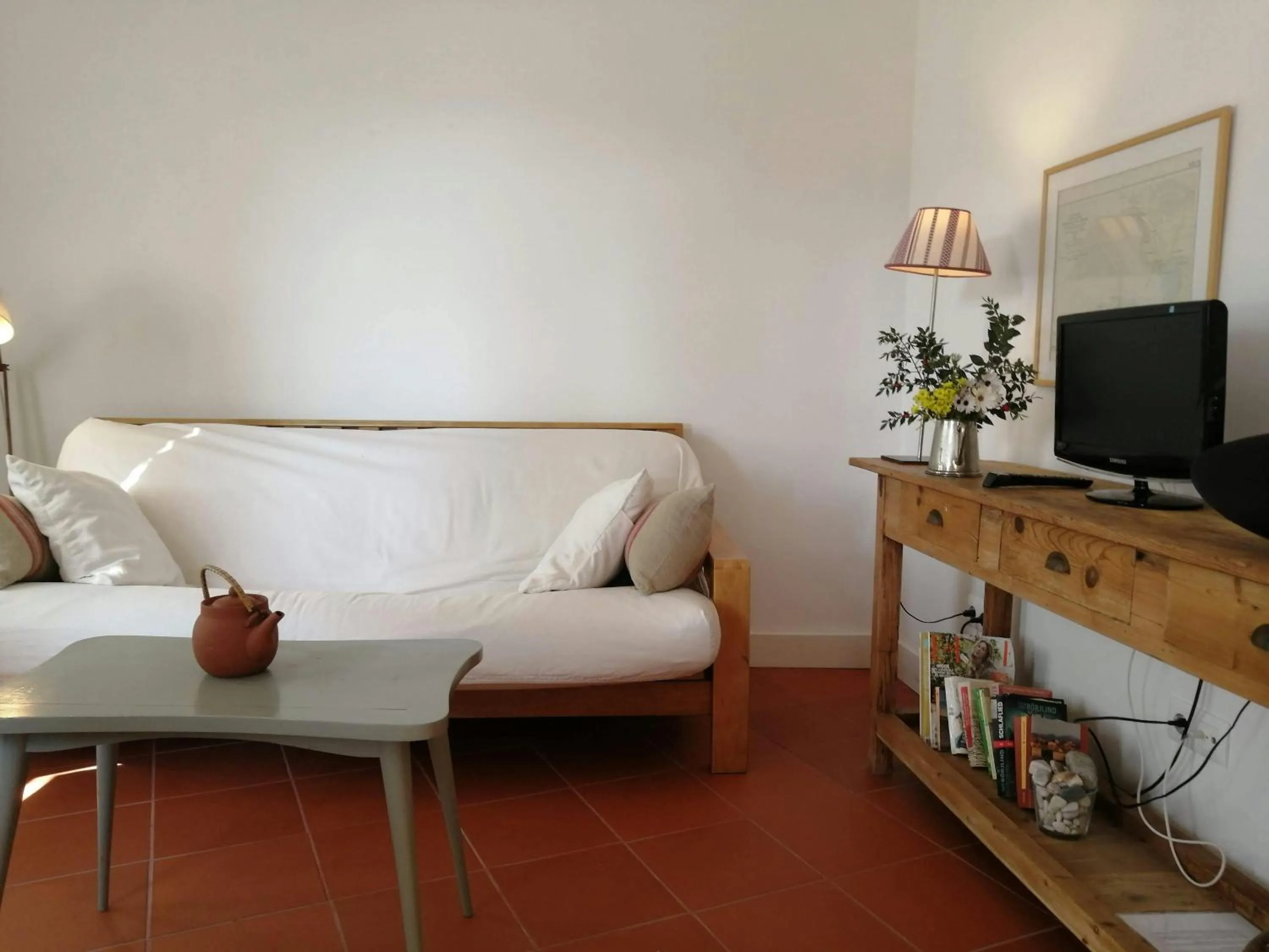 Living room in ApartmentsTamariu4 Unbeatable views 50m to beach