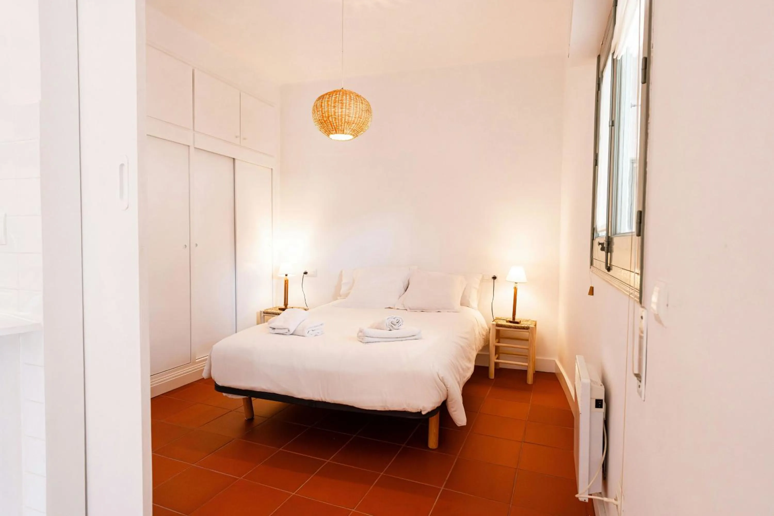 Bedroom, Bed in ApartmentsTamariu4 Unbeatable views 50m to beach