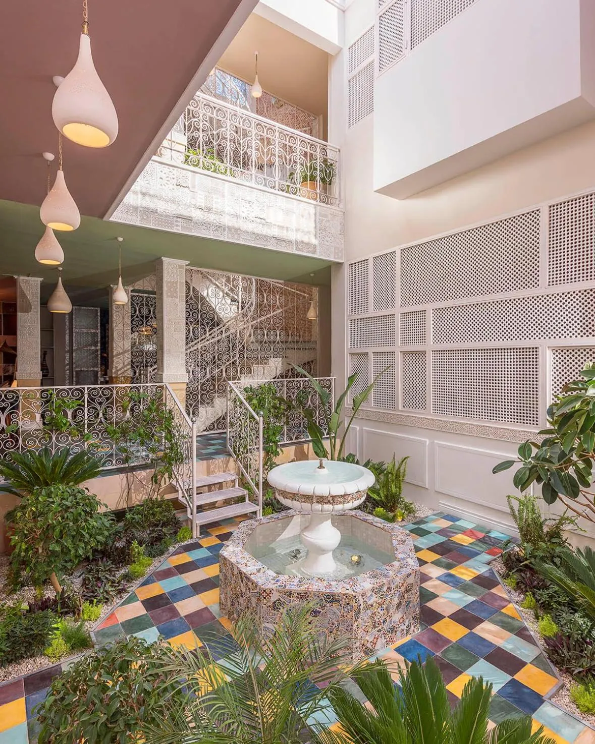 Garden view in Riad Karmela Princesse