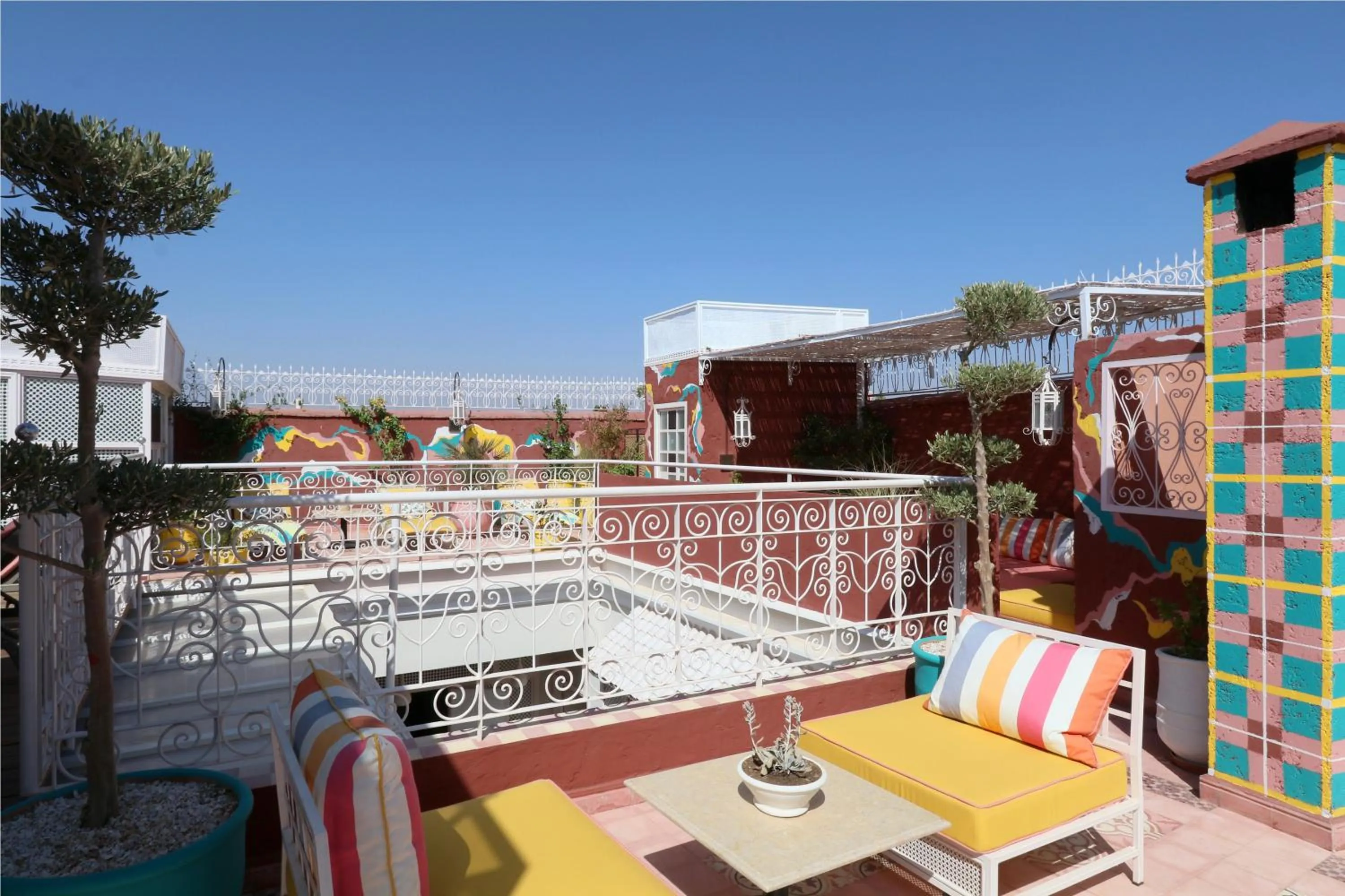 Balcony/Terrace in Riad Karmela Princesse