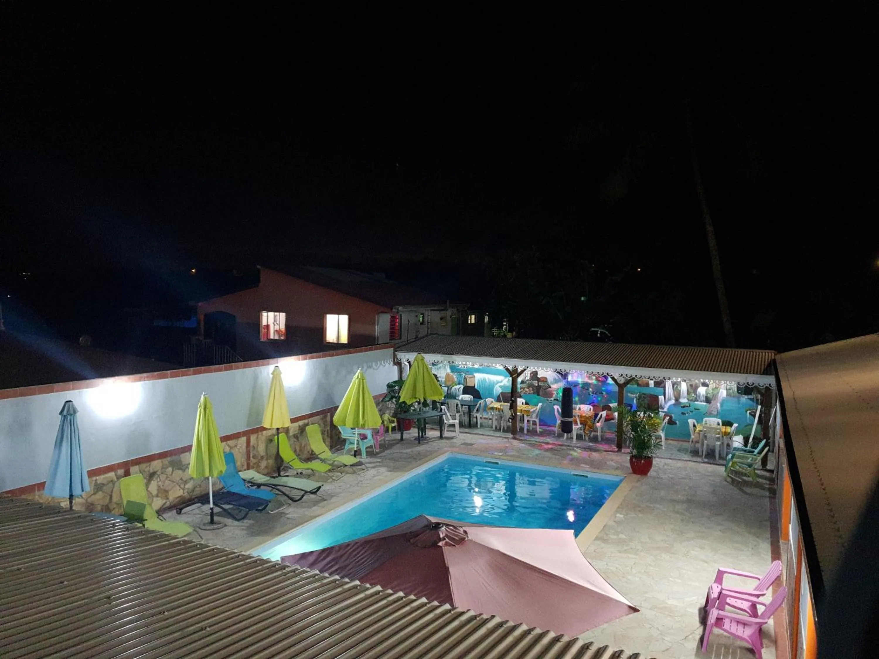 Pool view in Domaine De Titine