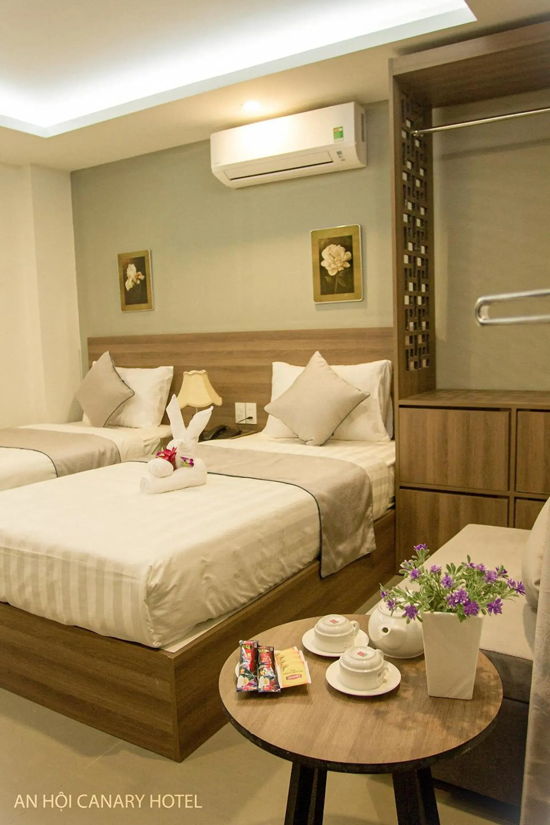 Standard Twin Room in An Hoi Canary Hotel Standard Twin Room in An Hoi Canary Hotel