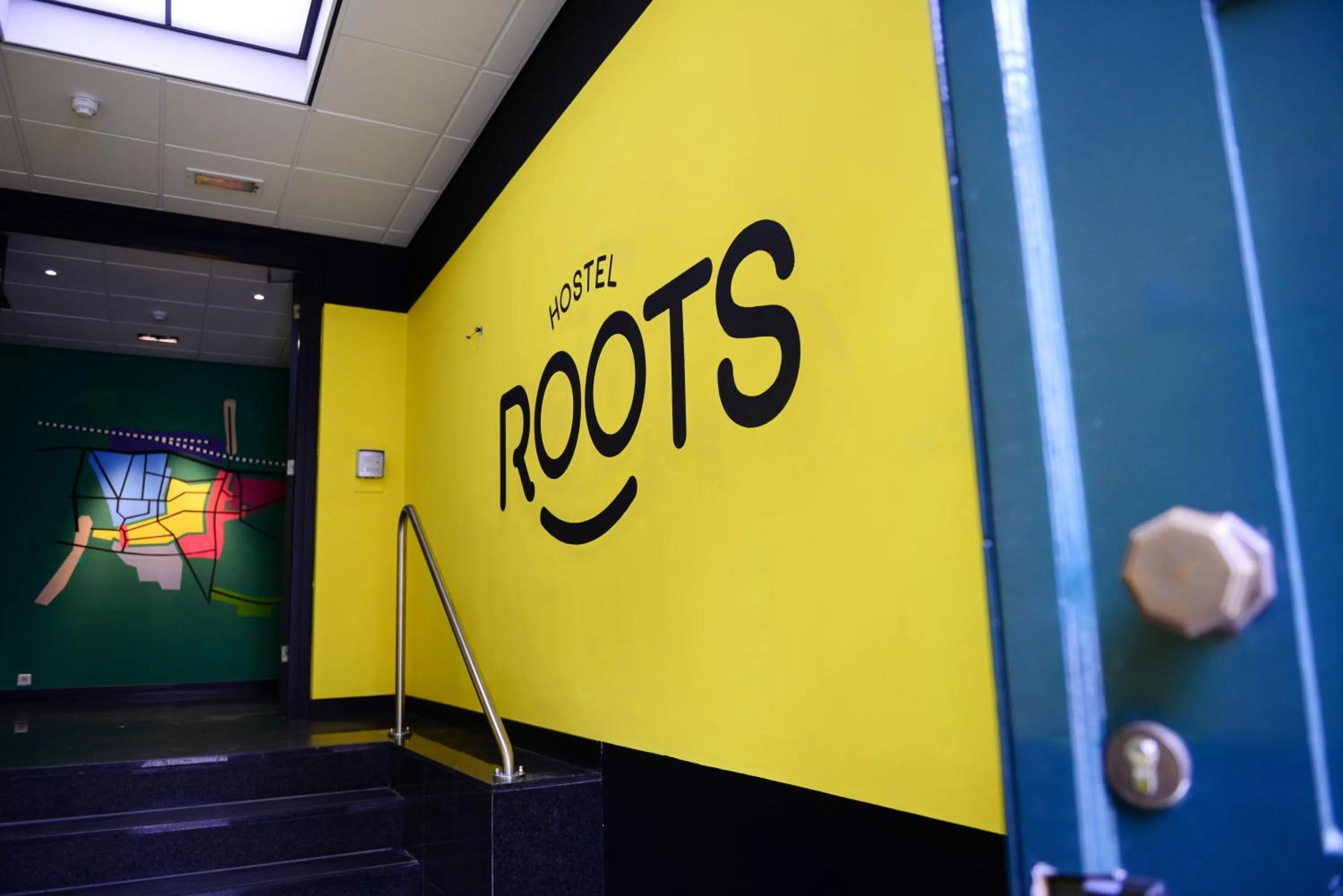 Lobby or reception in Hostel Roots