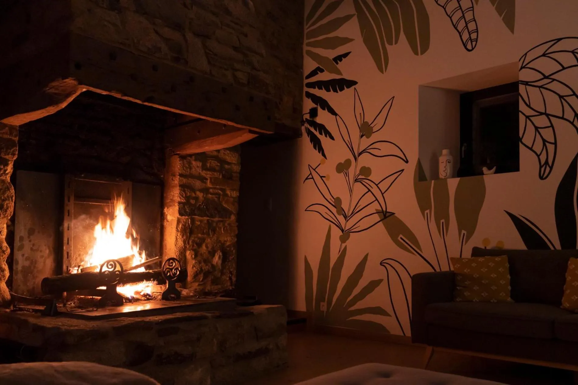 Seating area in Domaine du Kelenn, Maison d'hôtes de charme avec piscine