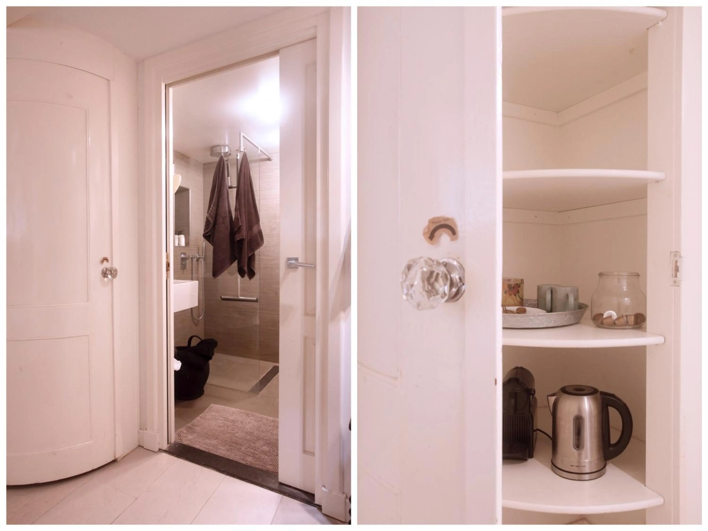 Shower in Cozy Canal Studio