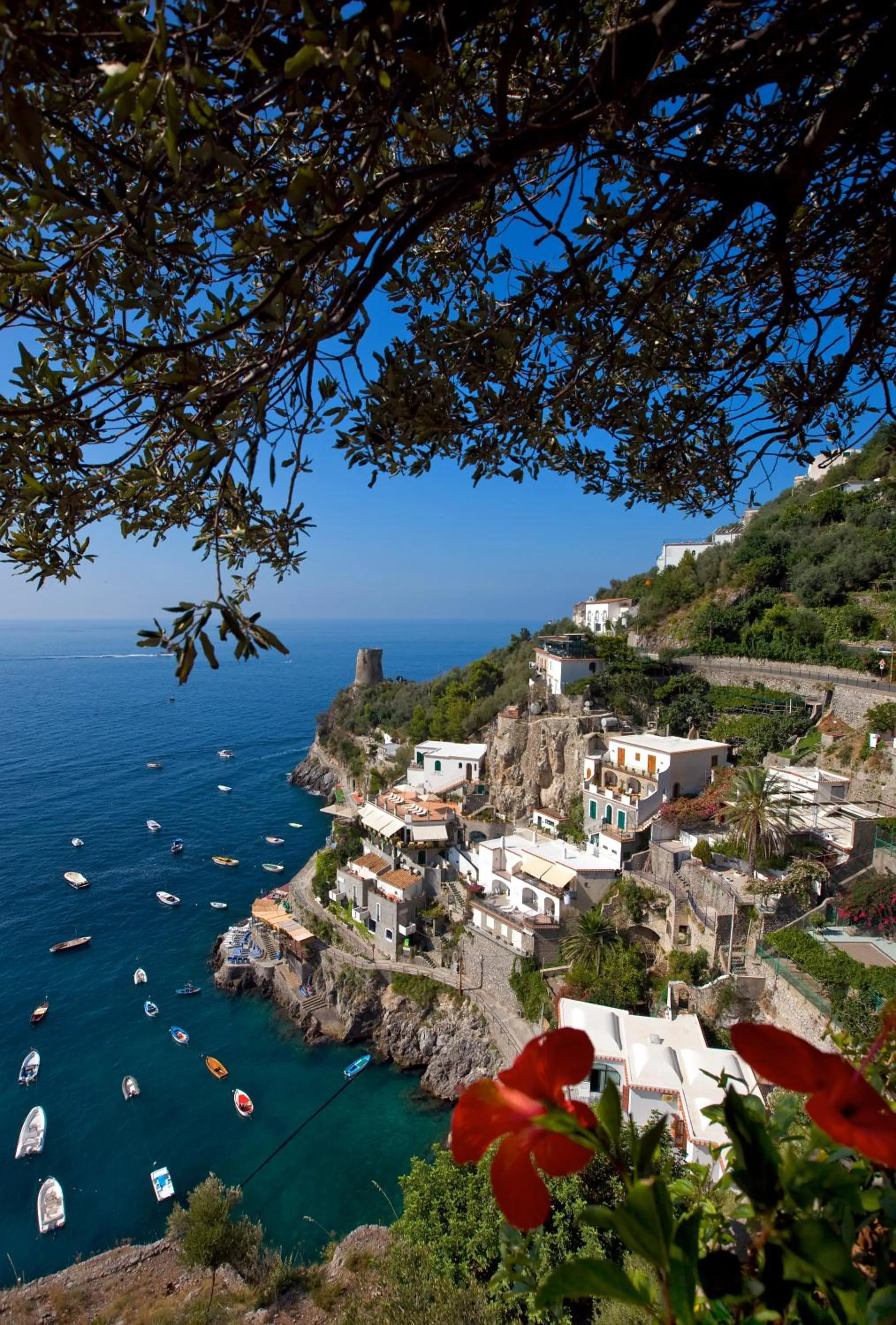 Bird's eye view in Villa Corallium