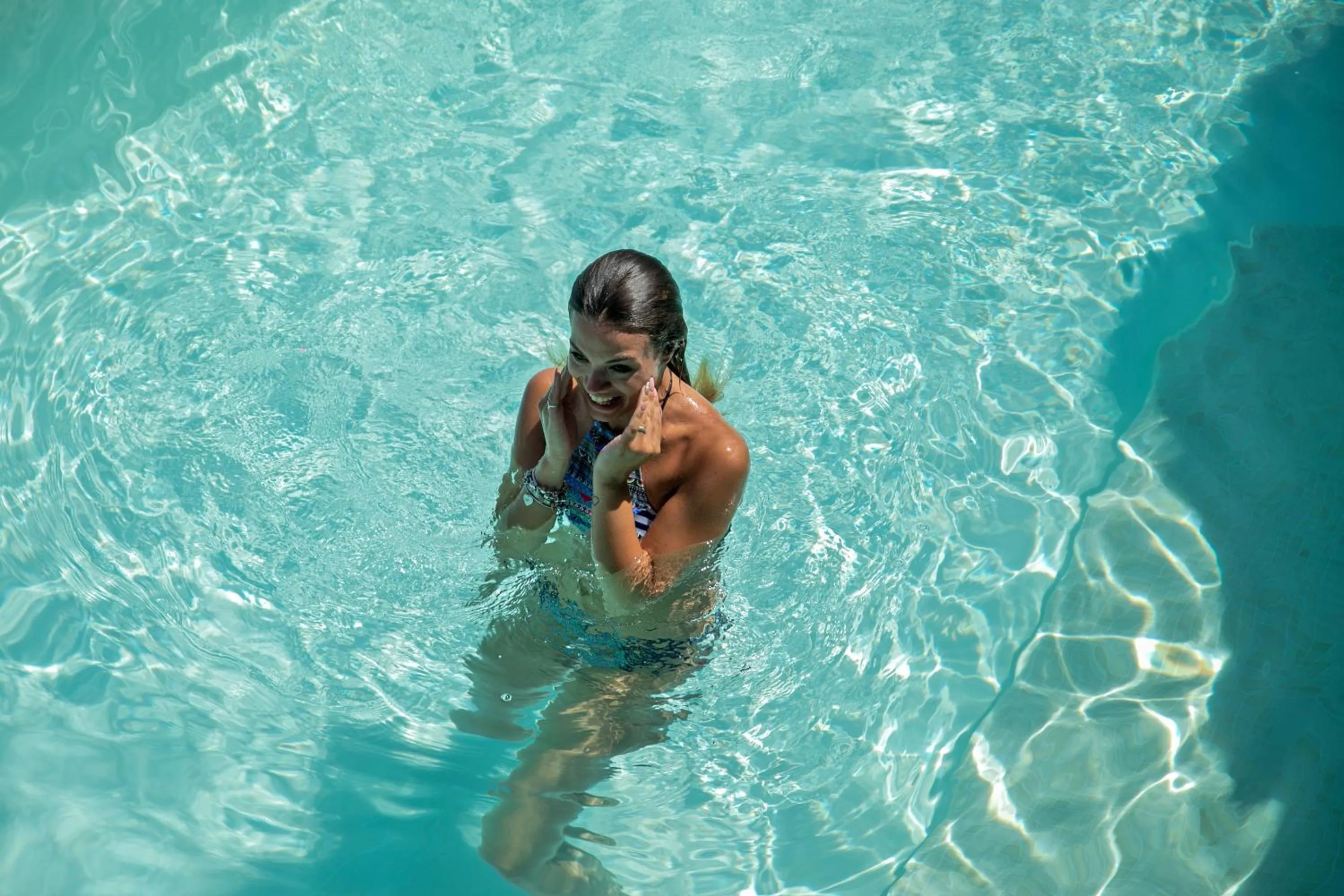 Swimming pool in Villa Corallium