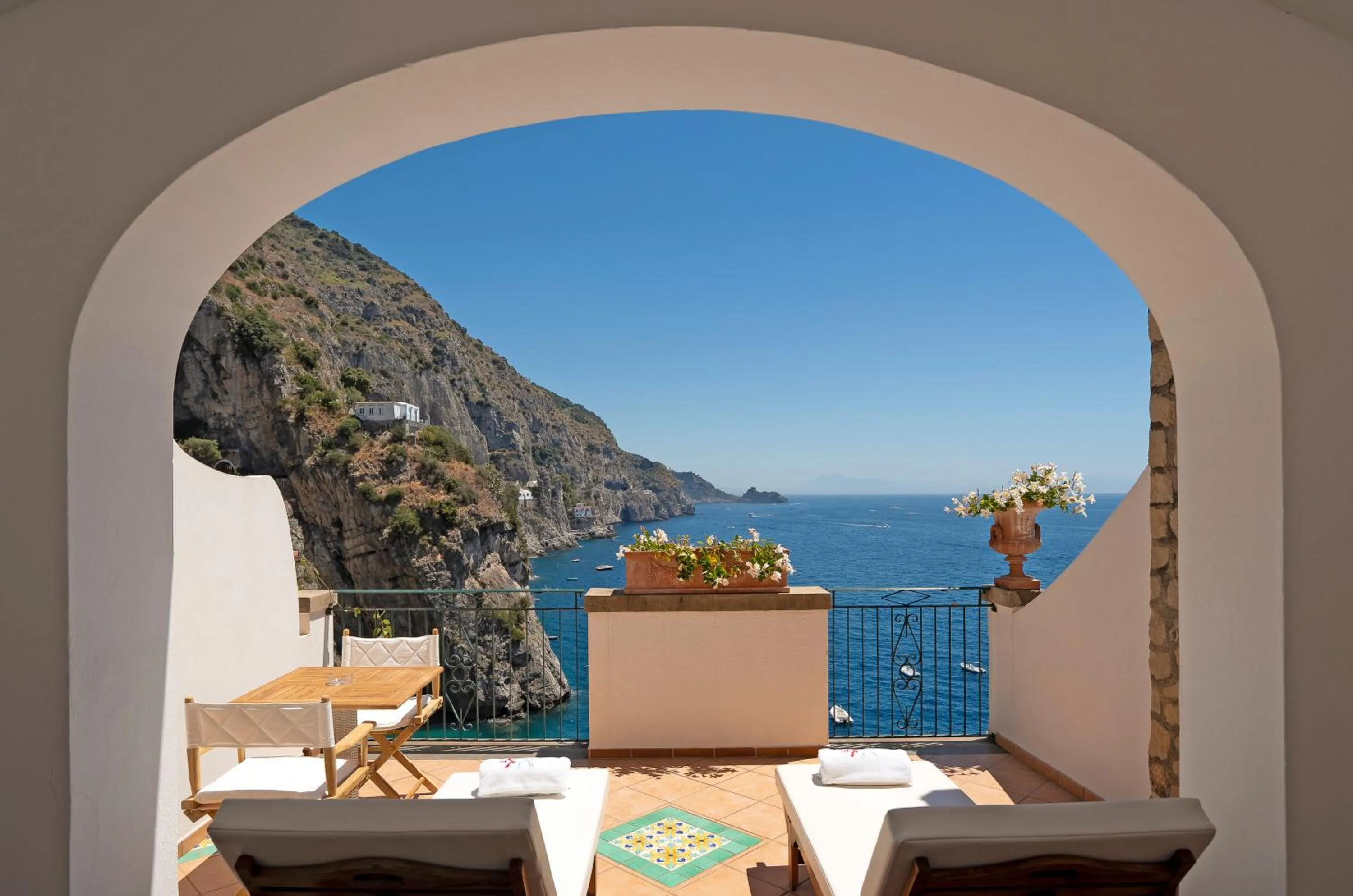 Balcony/Terrace in Villa Corallium