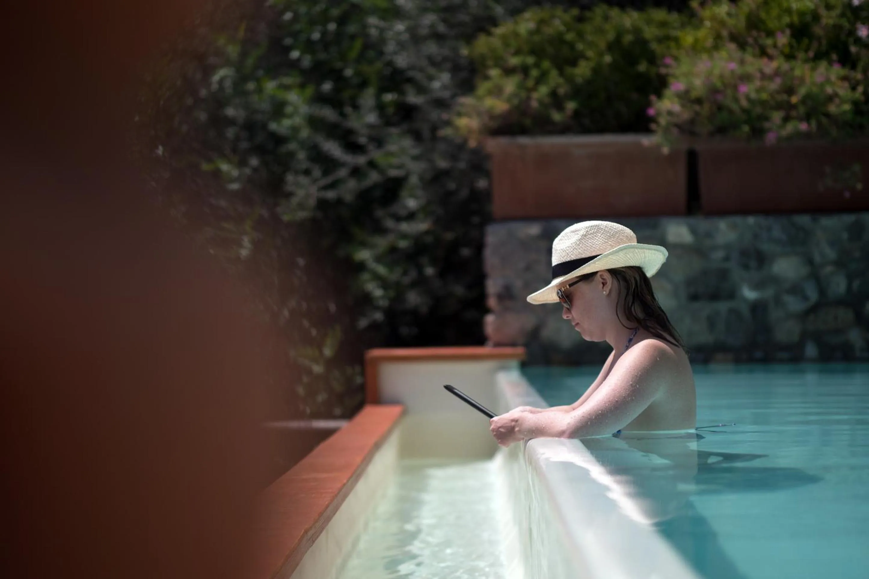 Swimming pool in Villa Corallium