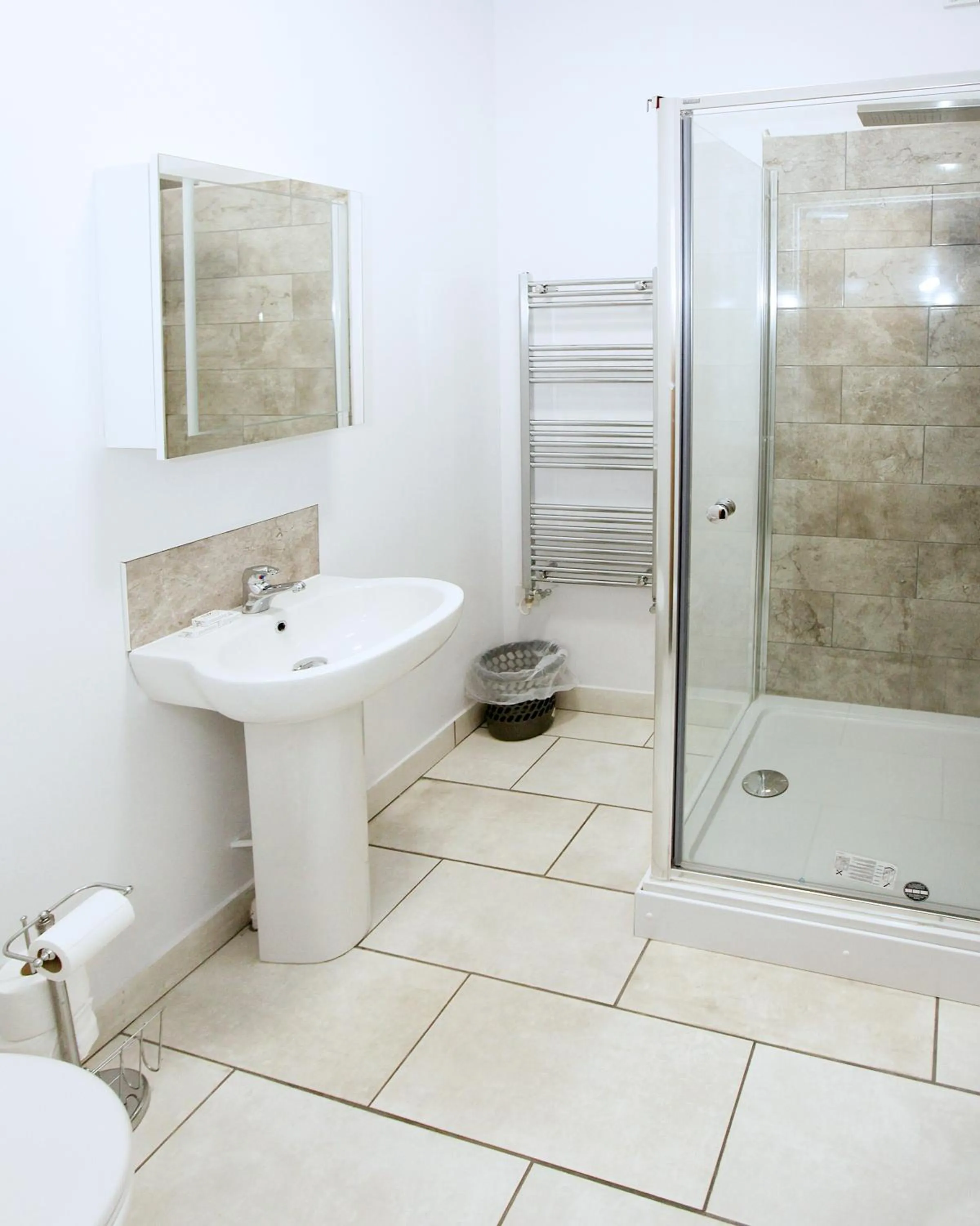 Shower in Austens Apartments