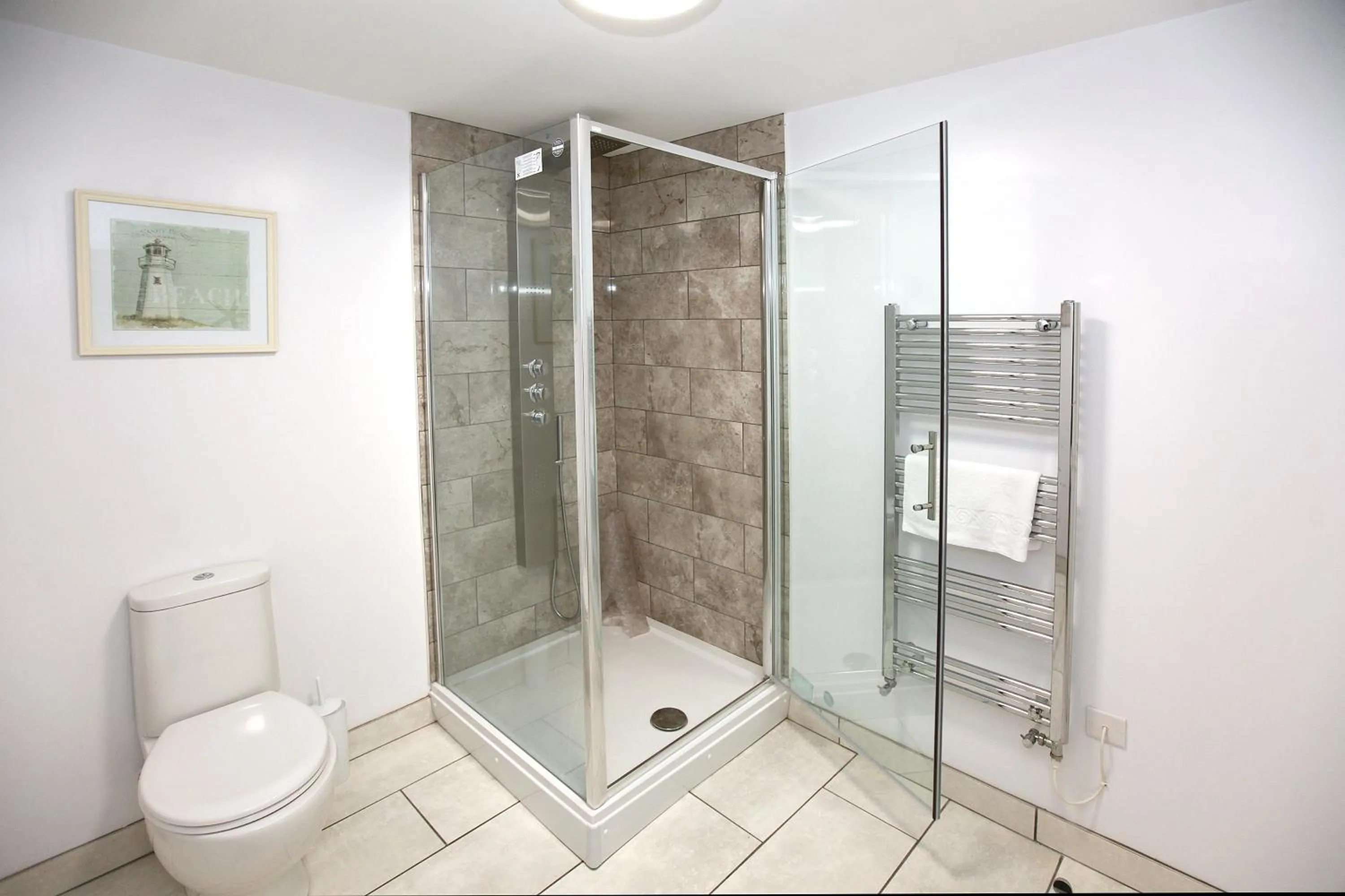 Shower in Austens Apartments