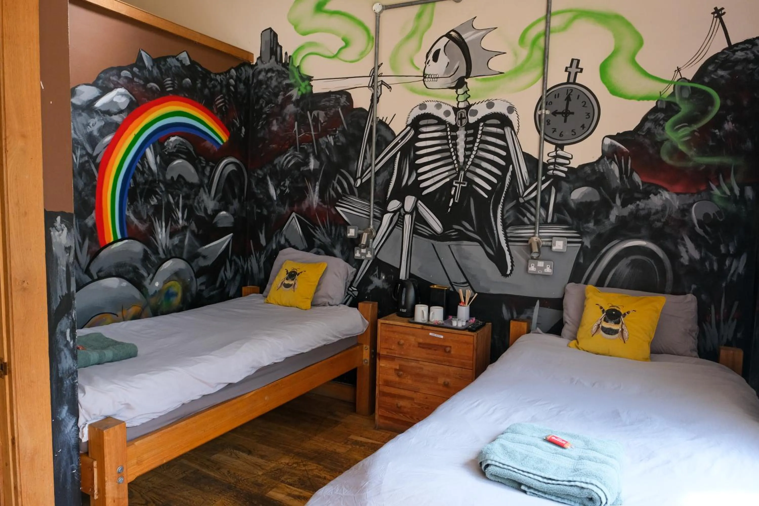 Bed in The Full Moon Backpackers