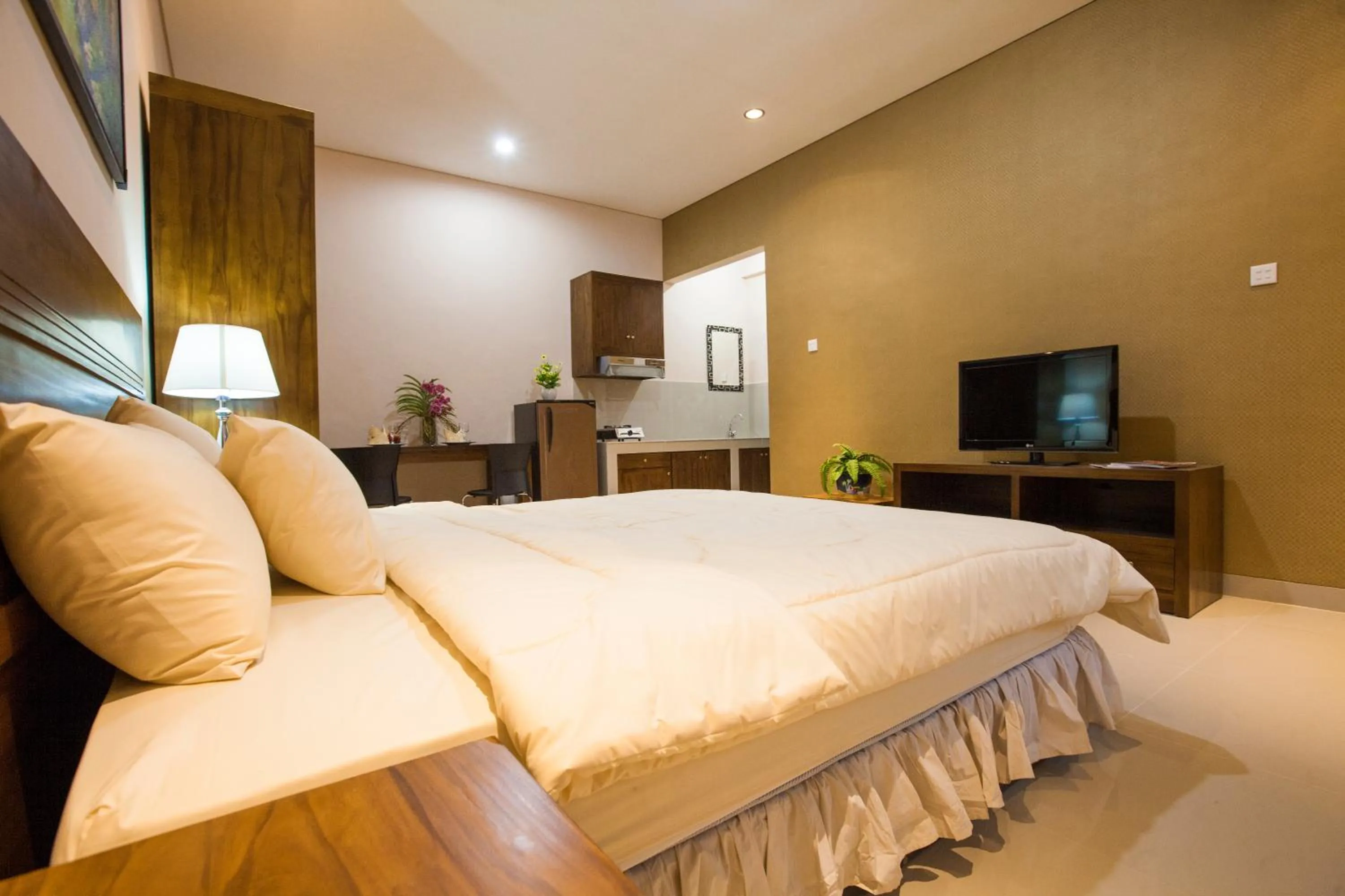 Decorative detail, Bed in Dee Mansion Bali