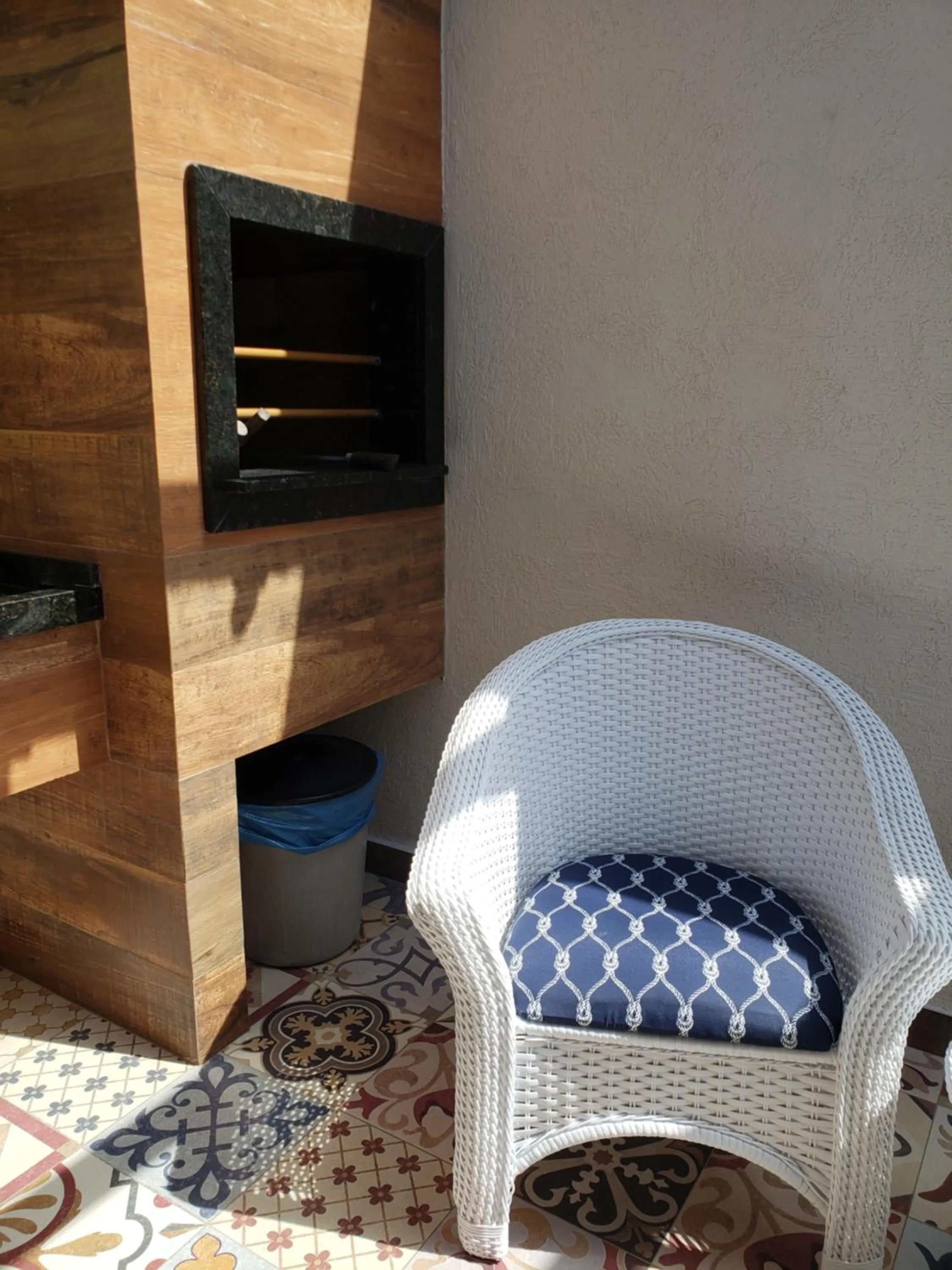 BBQ facilities in Pousada Pedra da Gaivota