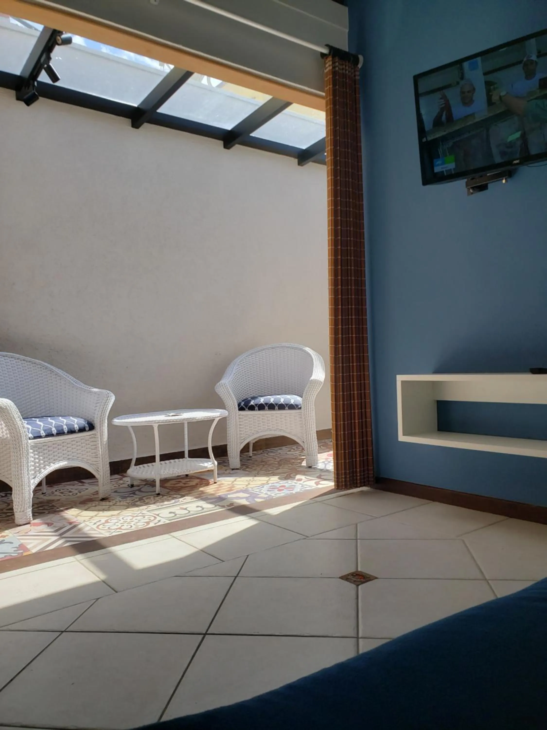 Living room in Pousada Pedra da Gaivota