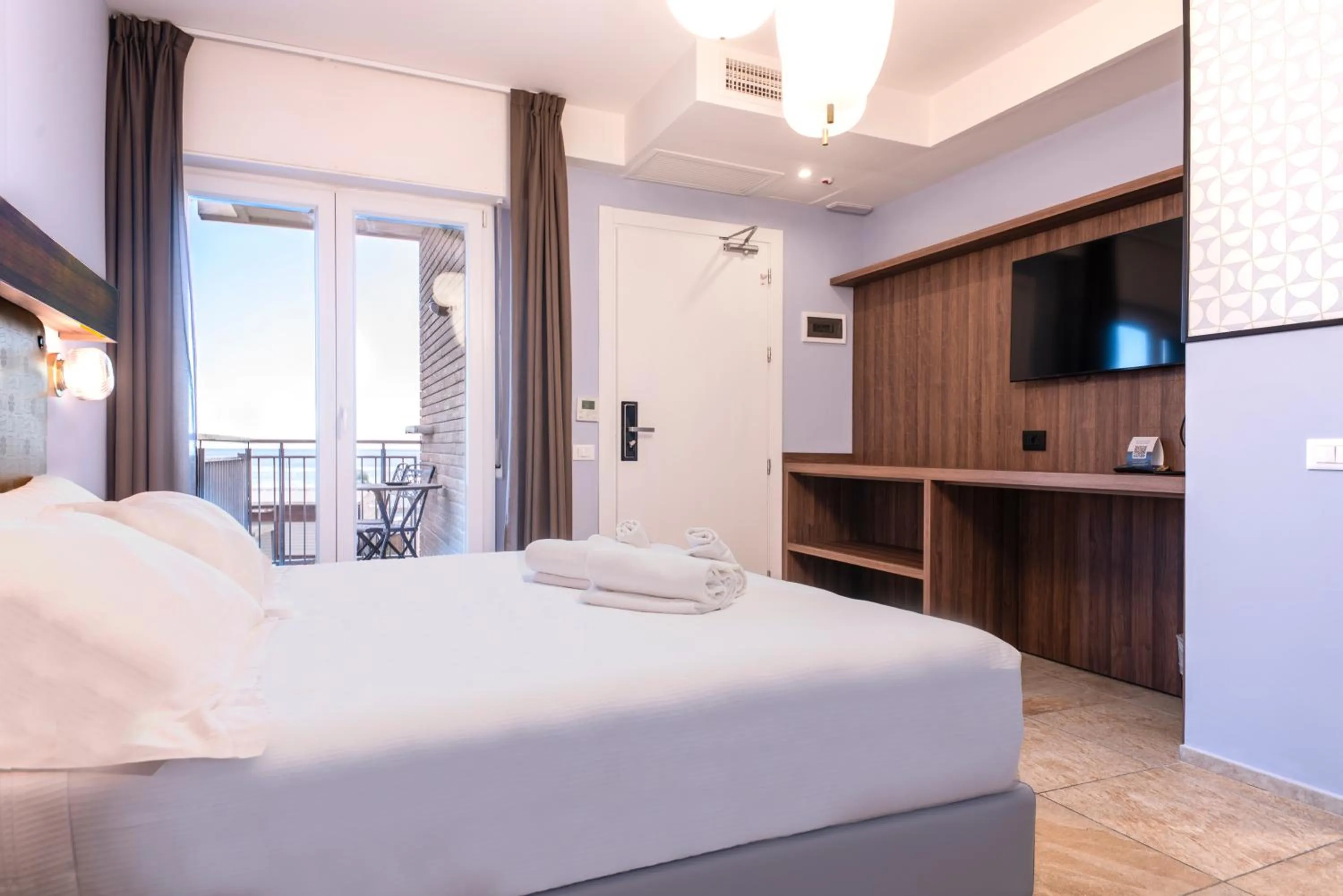 Bed in Hotel Jolly Roger